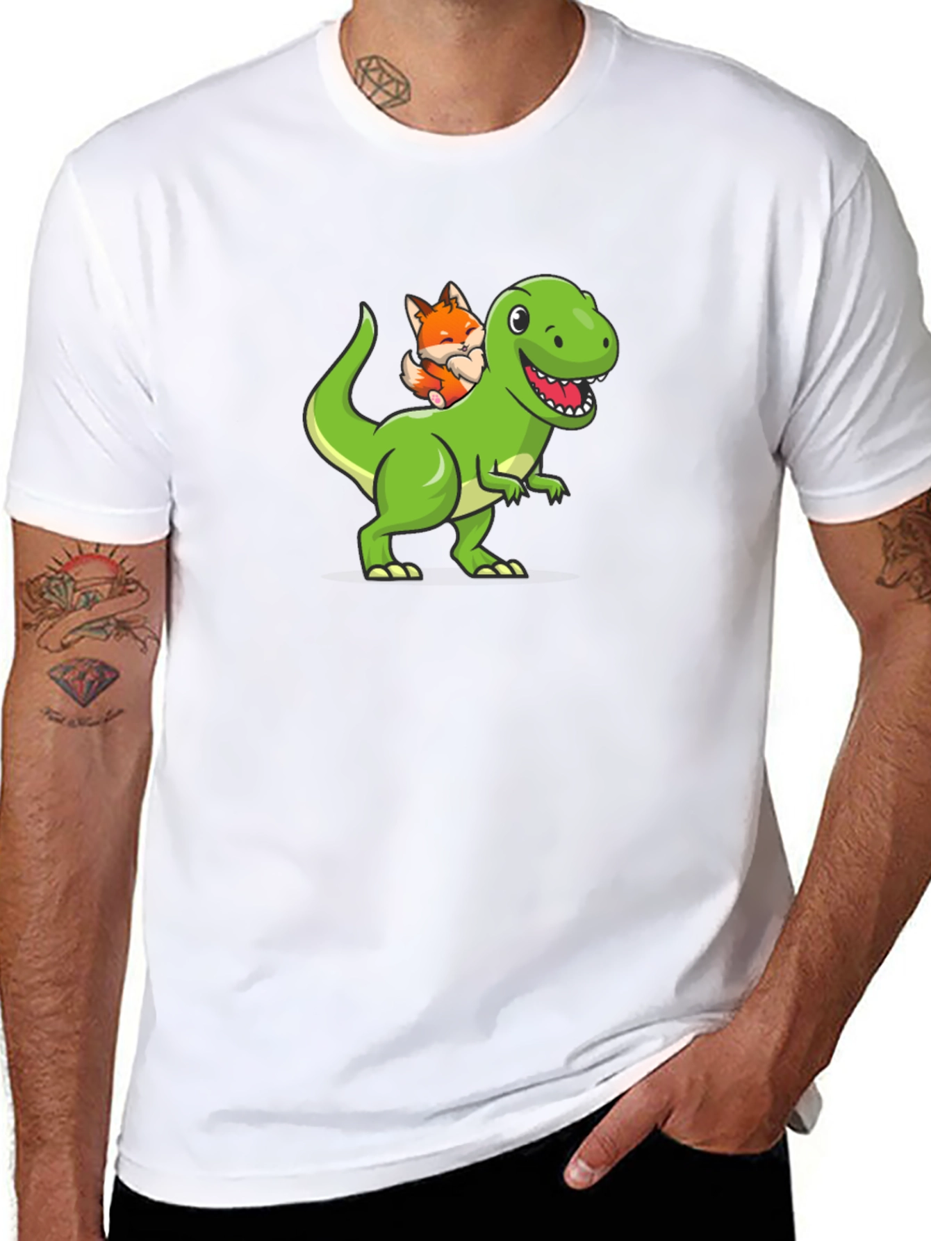 Dino & Fox Graphic Tee