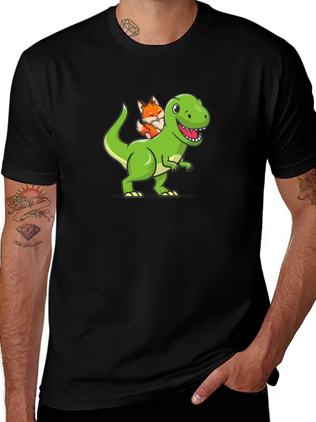 Dino & Fox Graphic Tee