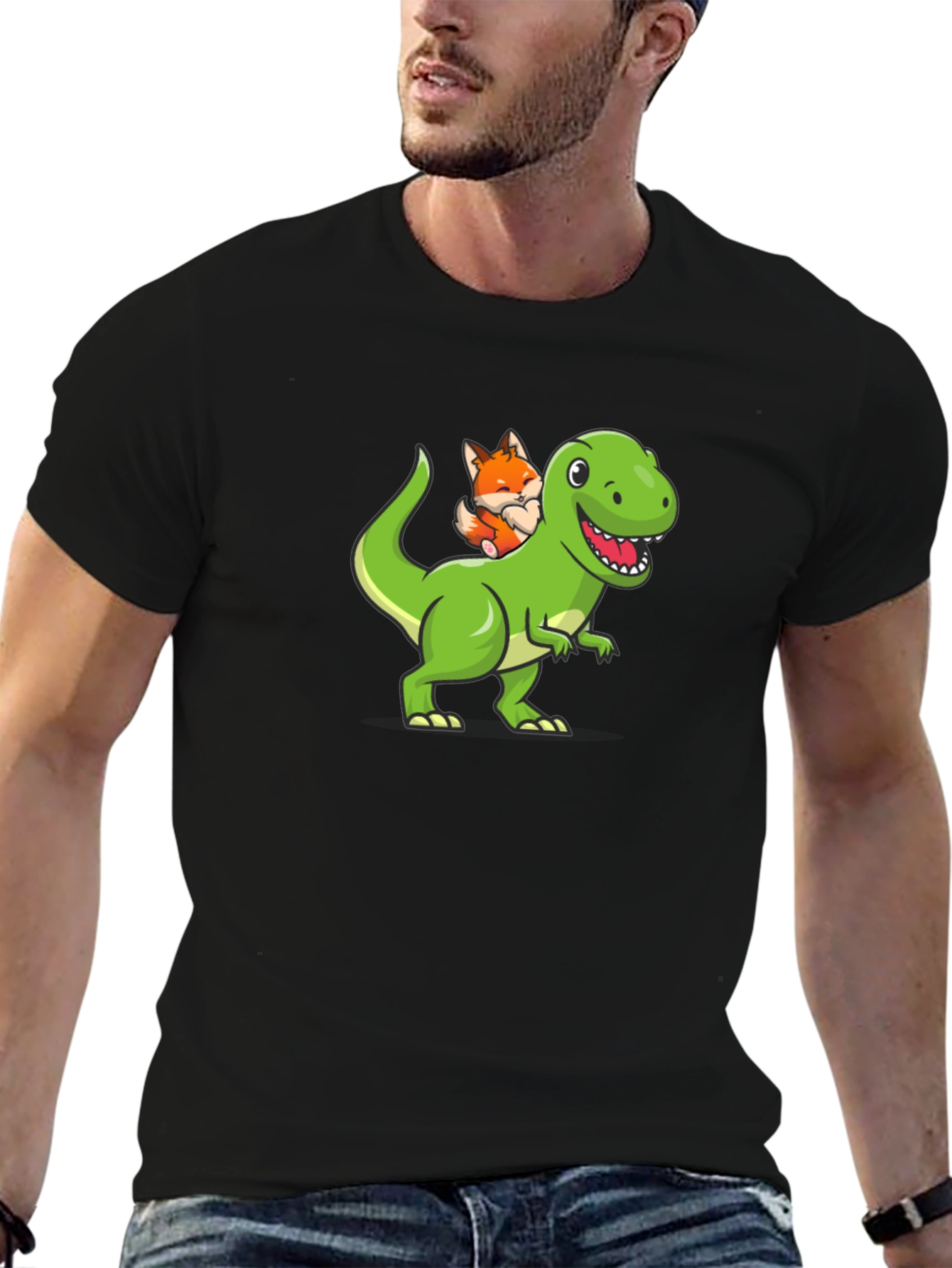 Dino & Fox Graphic Tee