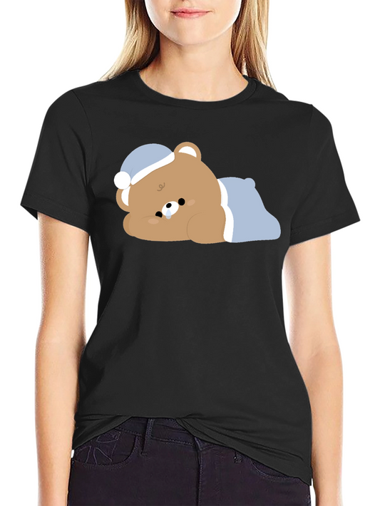 Cute Sleeping Bear T-Shirt - Unisex
