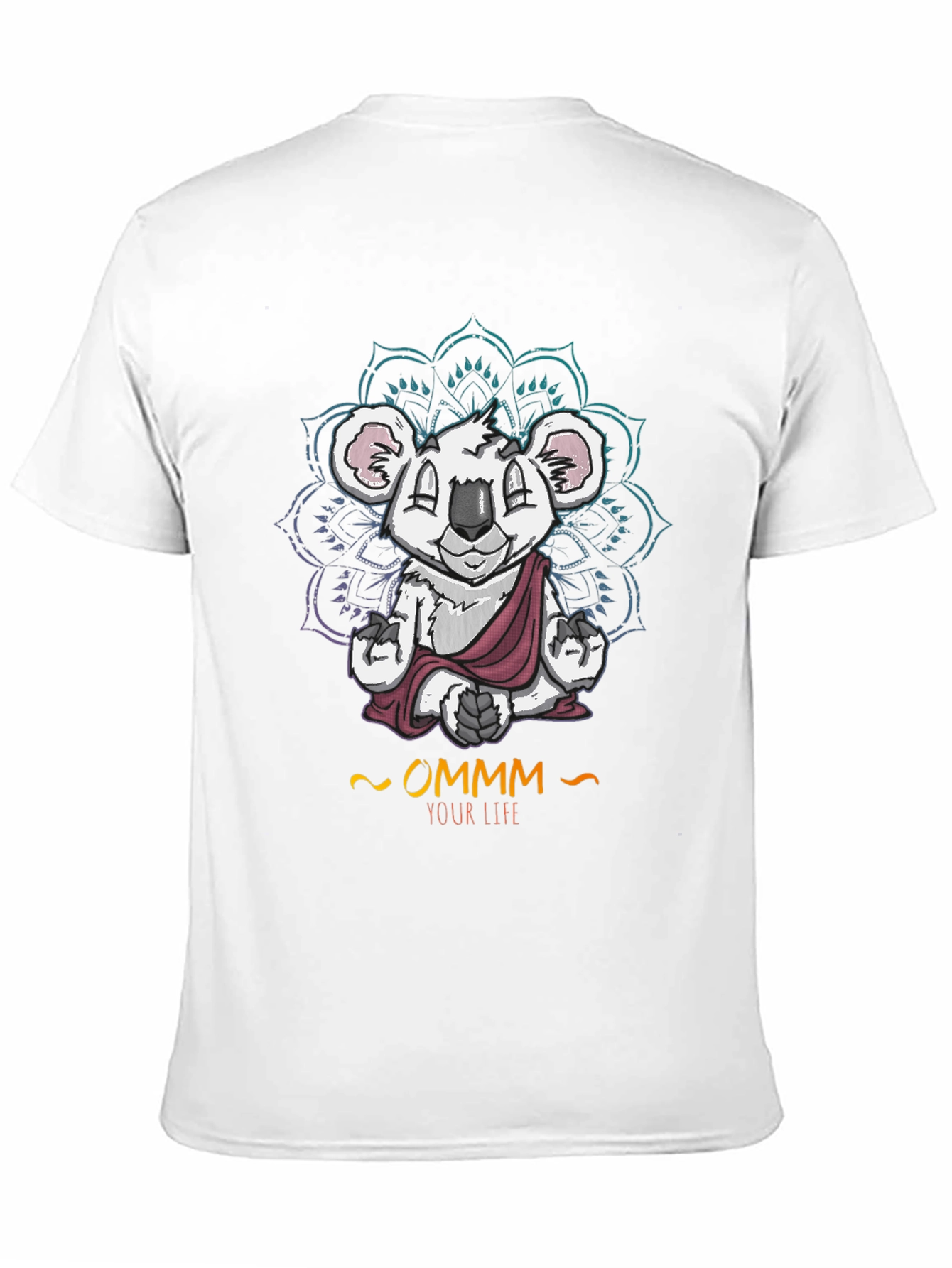 OMMM Your Life Koala Meditation Graphic Tee