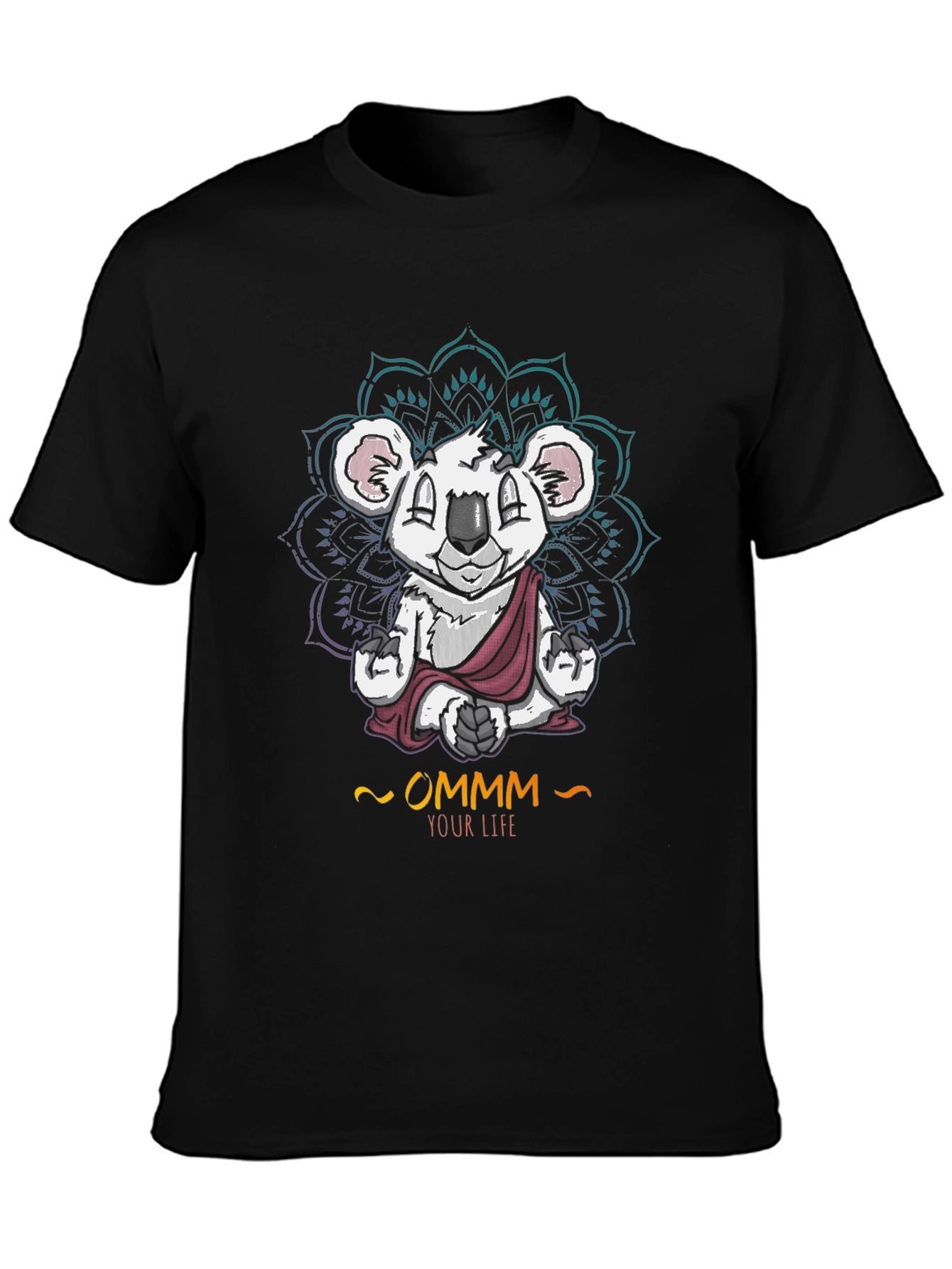 OMMM Your Life Koala Meditation Graphic Tee