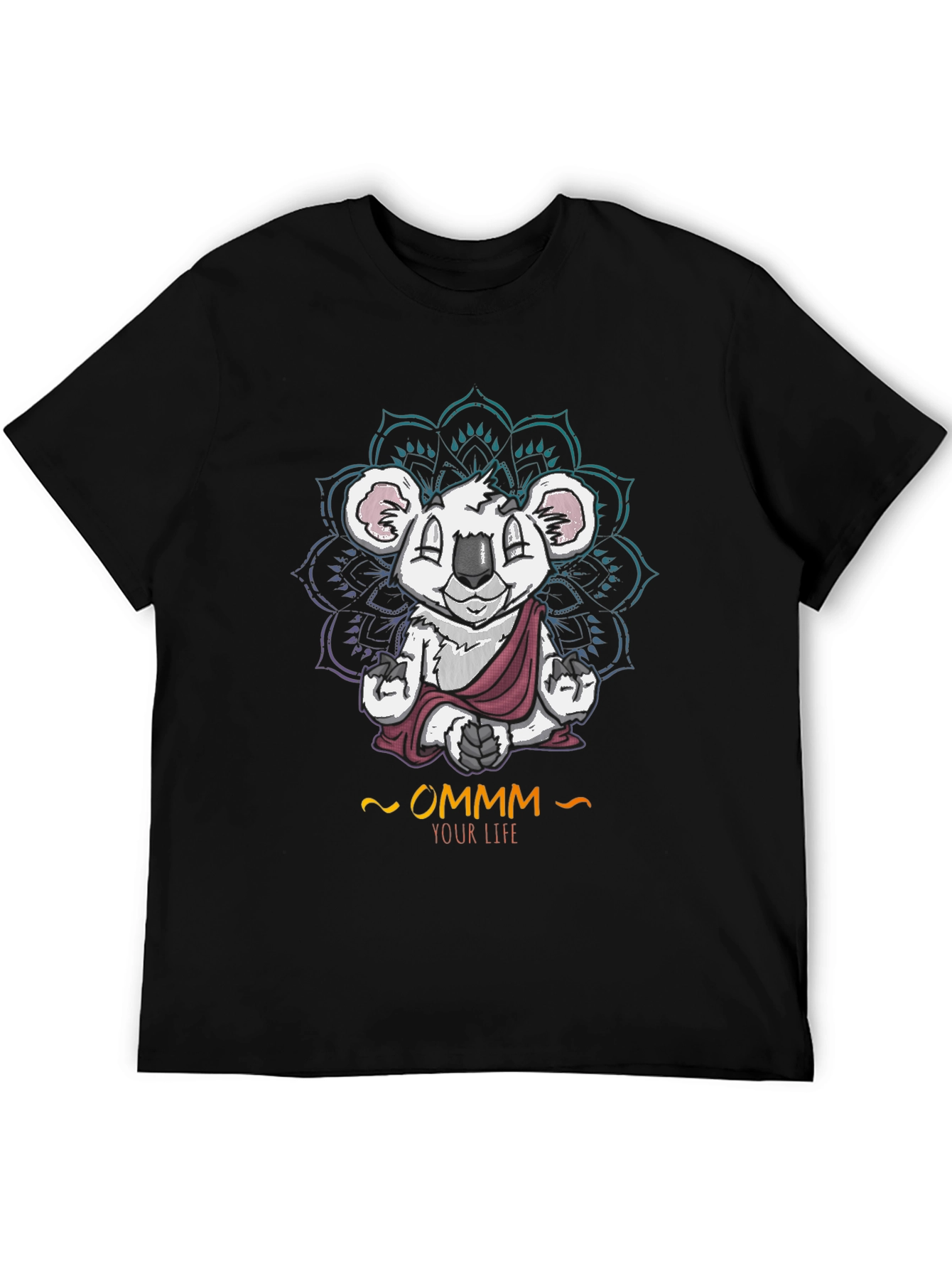 OMMM Your Life Koala Meditation Graphic Tee