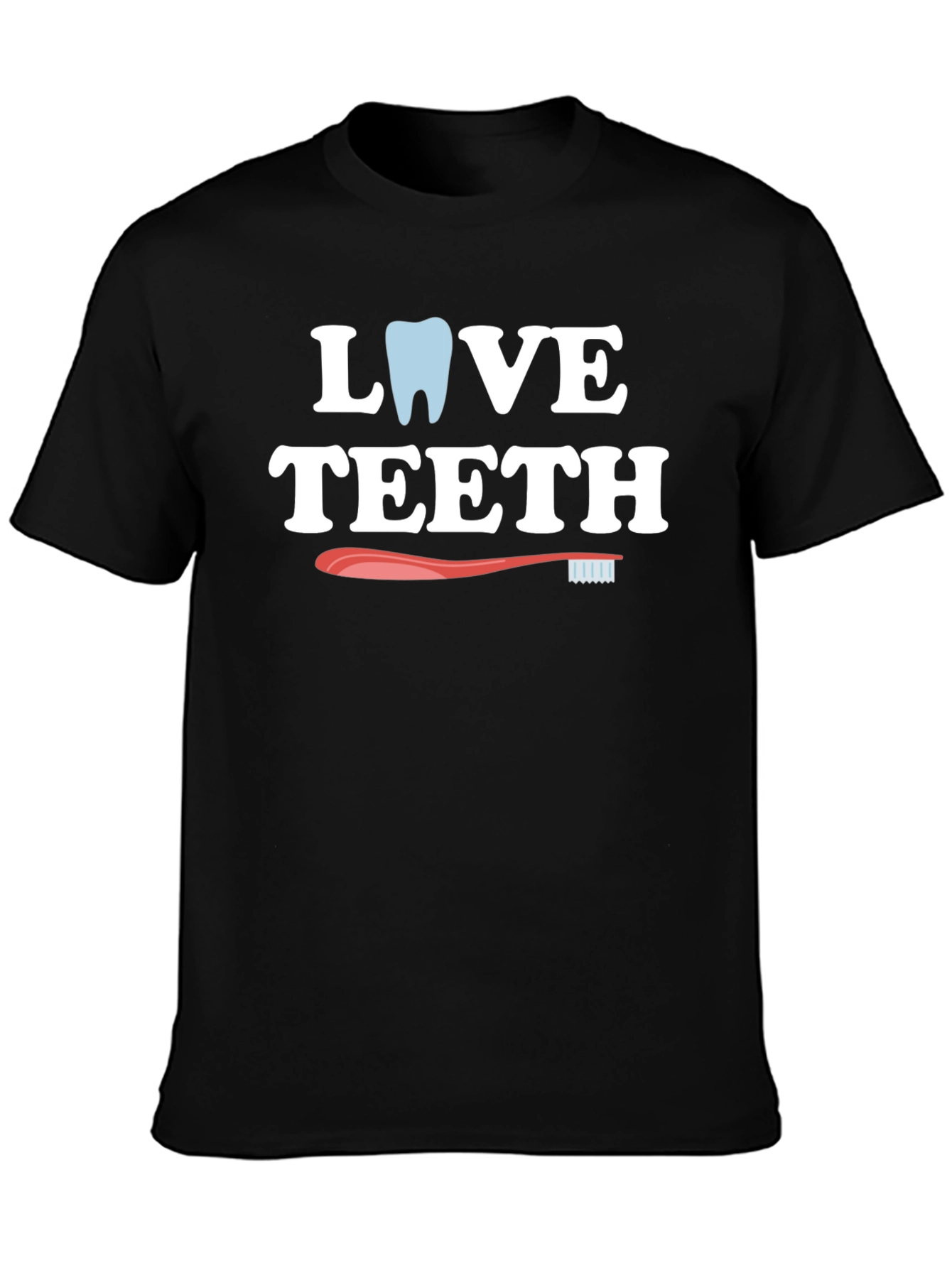 Love Teeth Graphic Tee - Dental Hygiene T-Shirt