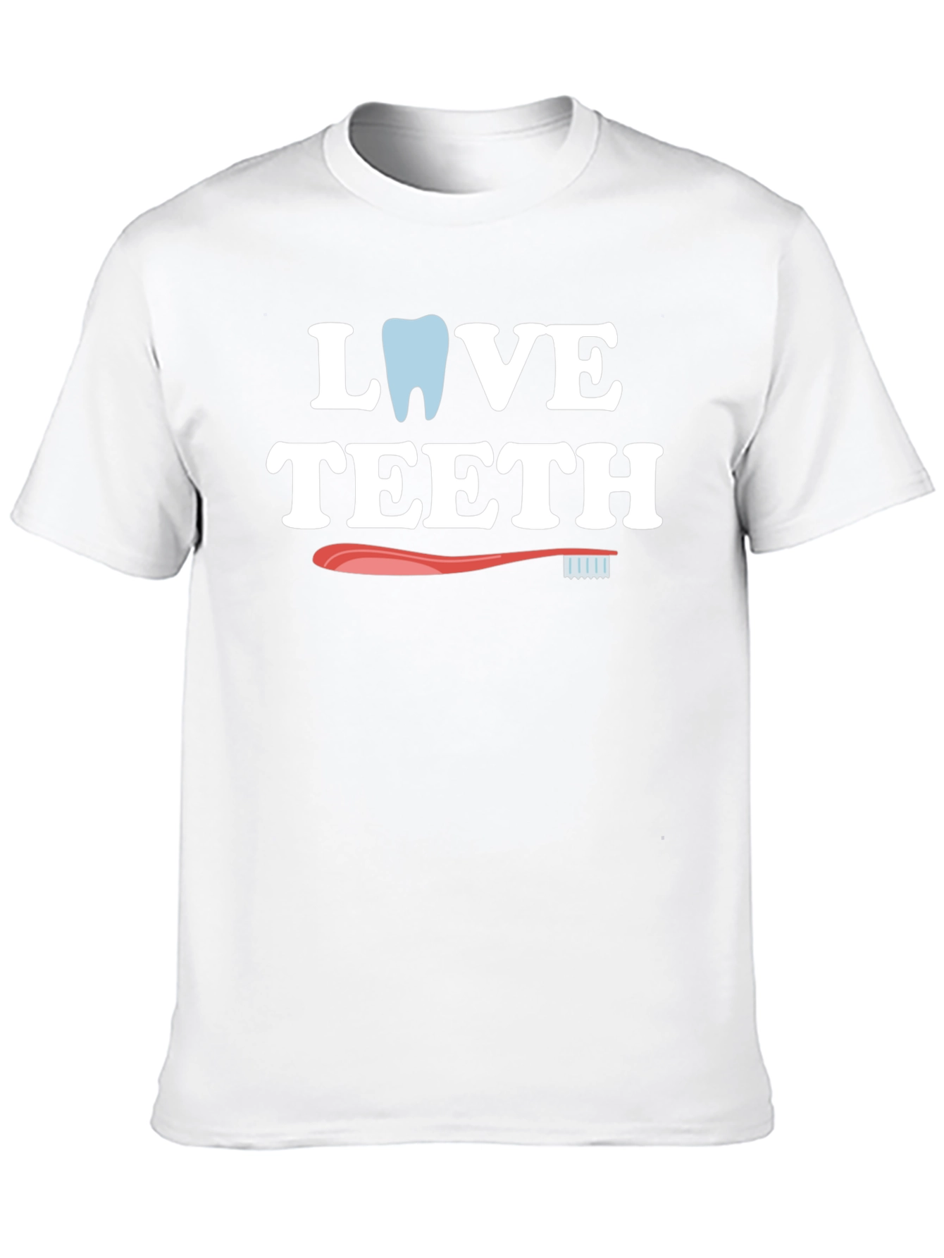 Love Teeth Graphic Tee - Dental Hygiene T-Shirt