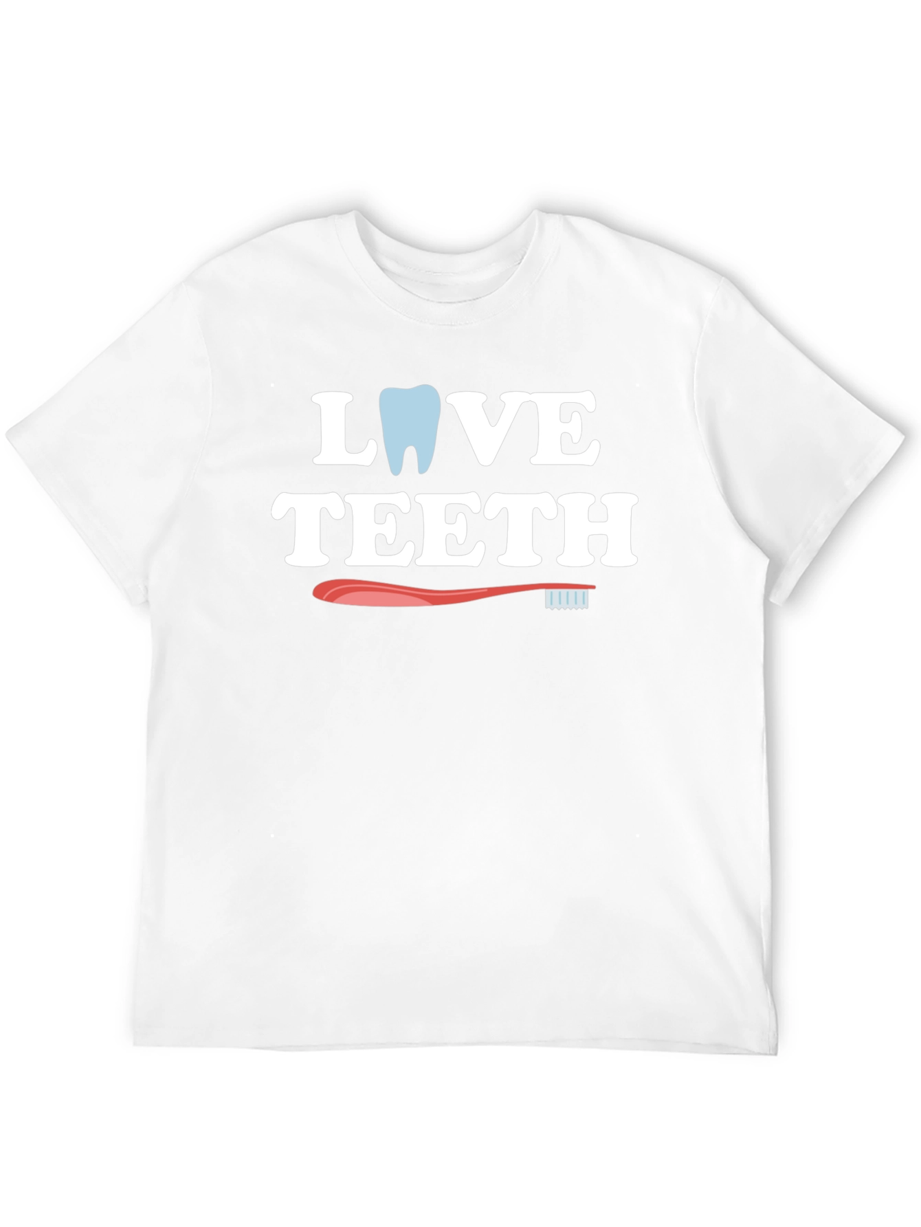 Love Teeth Graphic Tee - Dental Hygiene T-Shirt