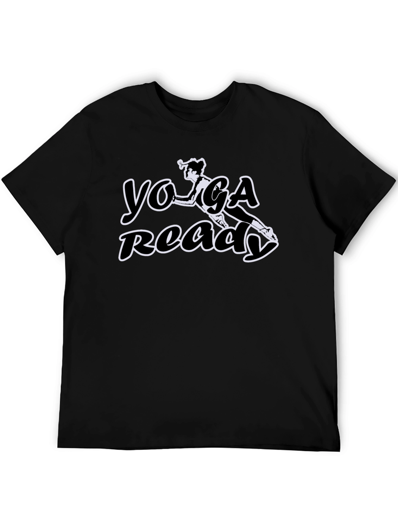 Yoga Ready Black T-Shirt