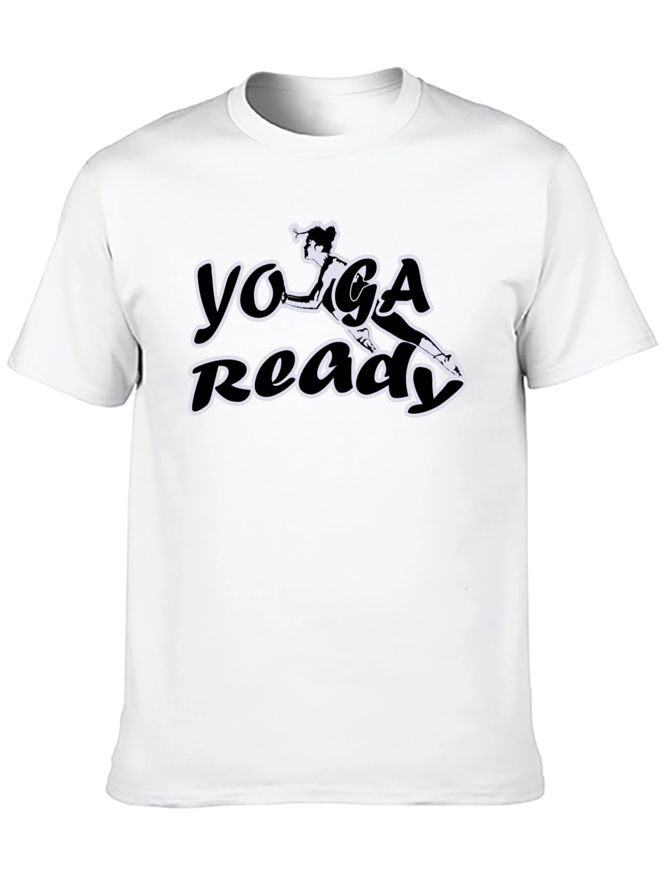 Yoga Ready Black T-Shirt