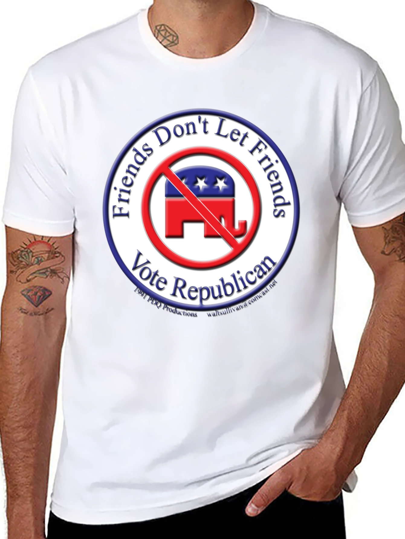 Friends Dont Let Friends Vote Republican T-Shirt