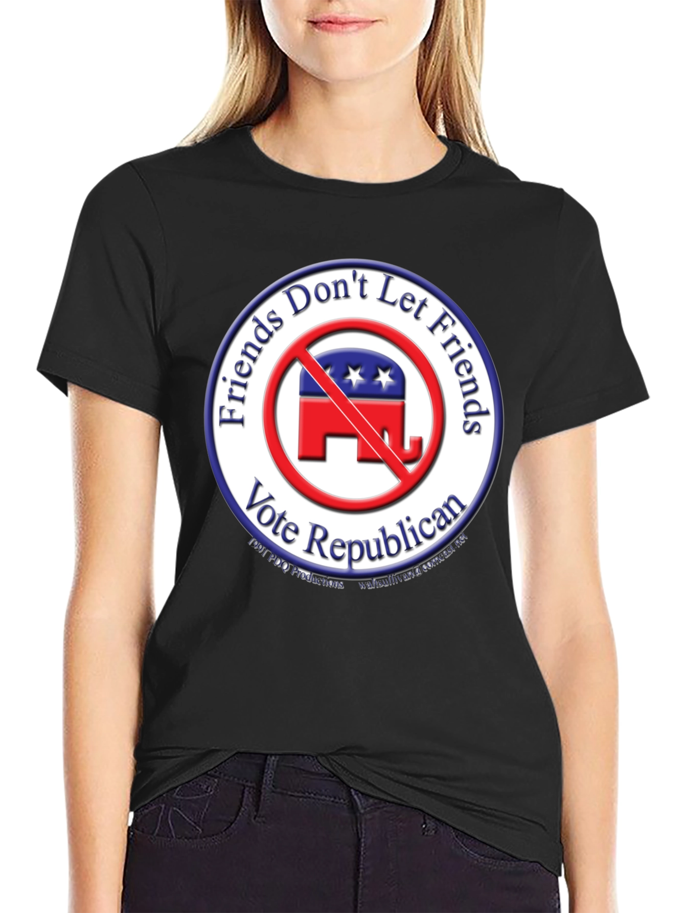 Friends Dont Let Friends Vote Republican T-Shirt