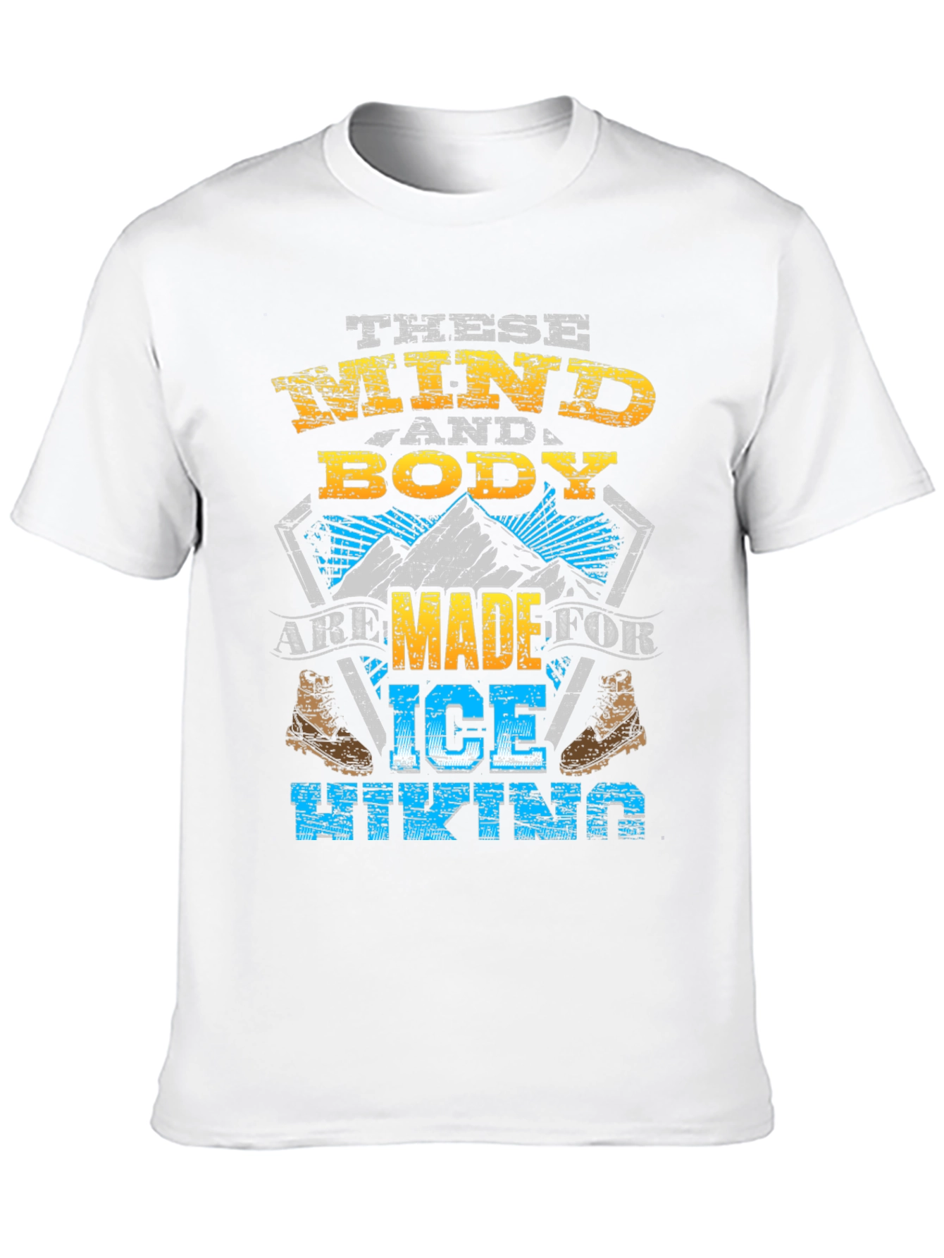 Ice Hiking Graphic T-Shirt