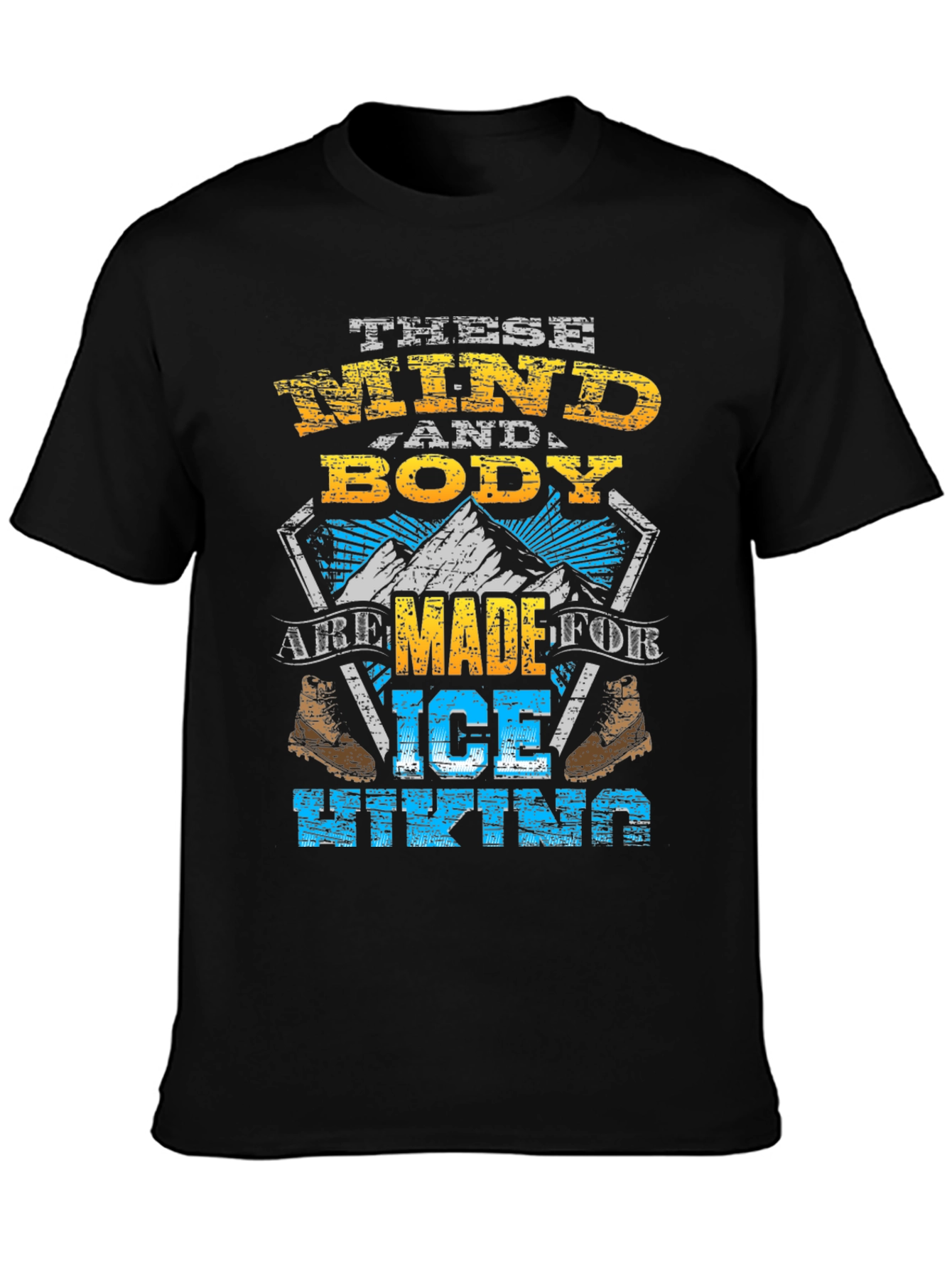 Ice Hiking Graphic T-Shirt