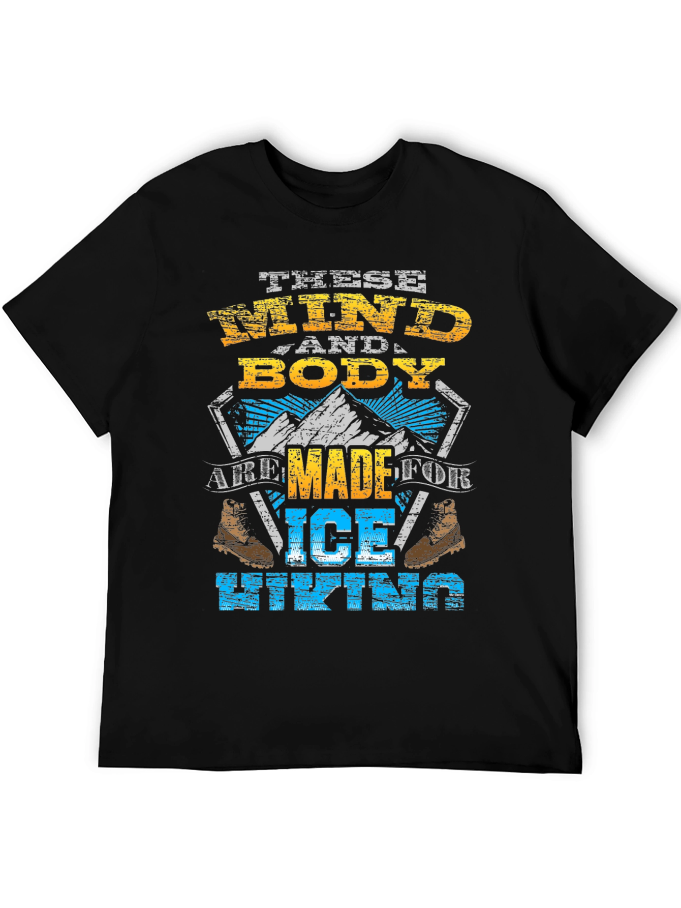 Ice Hiking Graphic T-Shirt