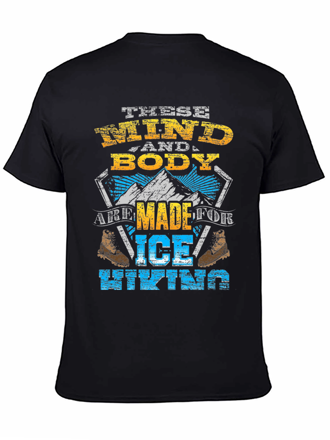 Ice Hiking Graphic T-Shirt