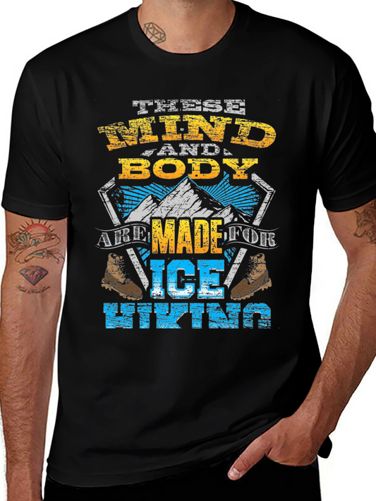 Ice Hiking Graphic T-Shirt