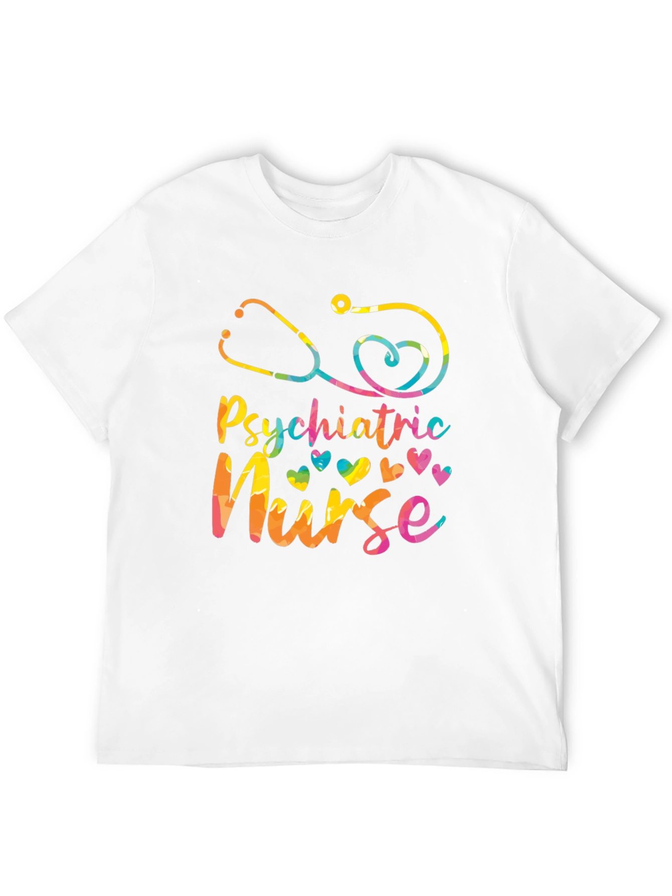 Psychiatric Nurse Tie Dye Graphic Tee