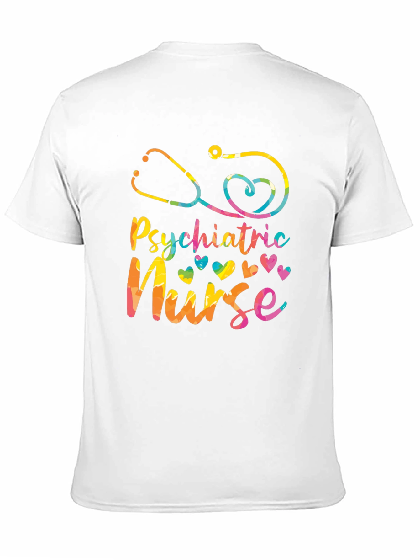 Psychiatric Nurse Tie Dye Graphic Tee