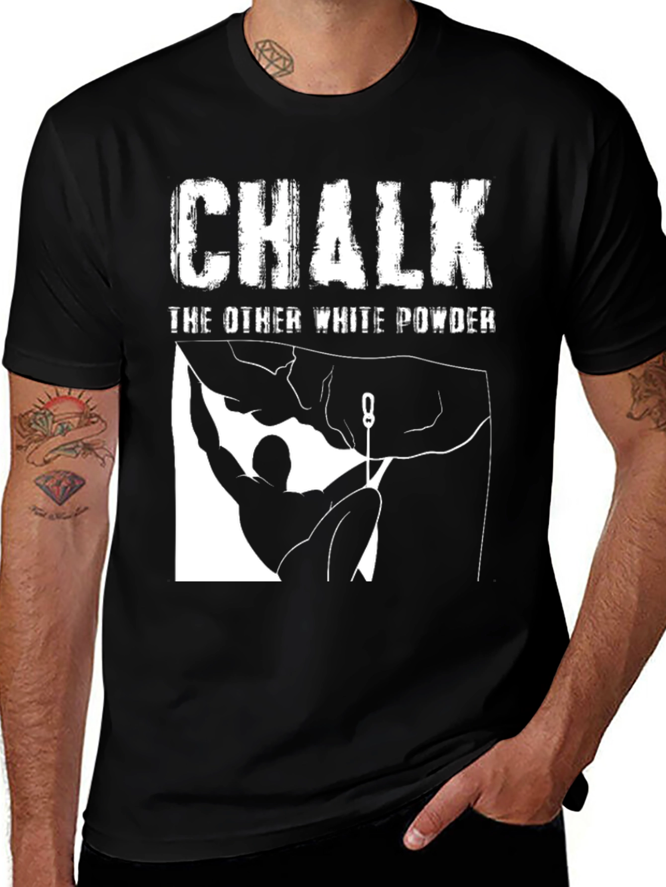 Chalk The Other White Powder Climbing T-Shirt