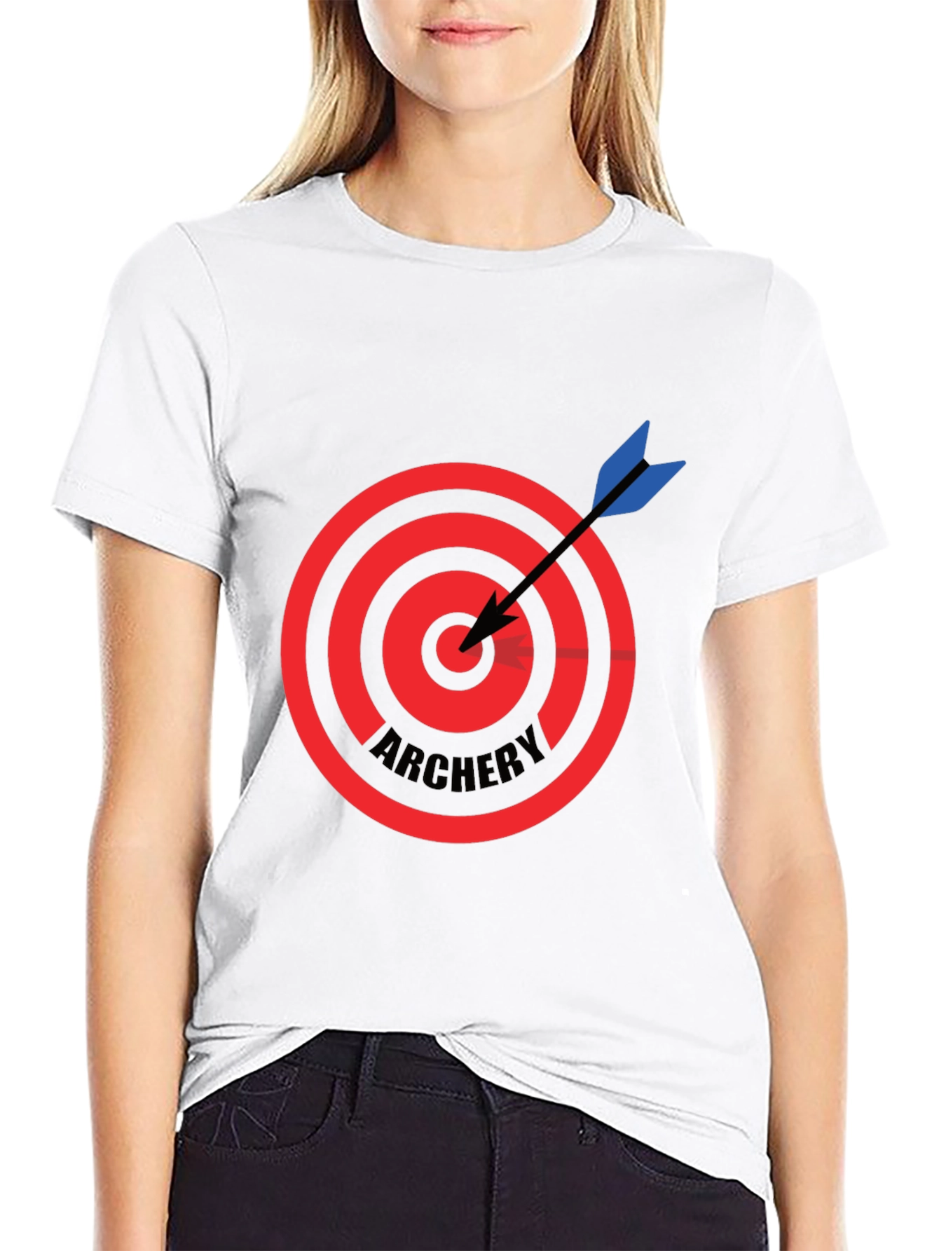 Archery Target T-Shirt - Black
