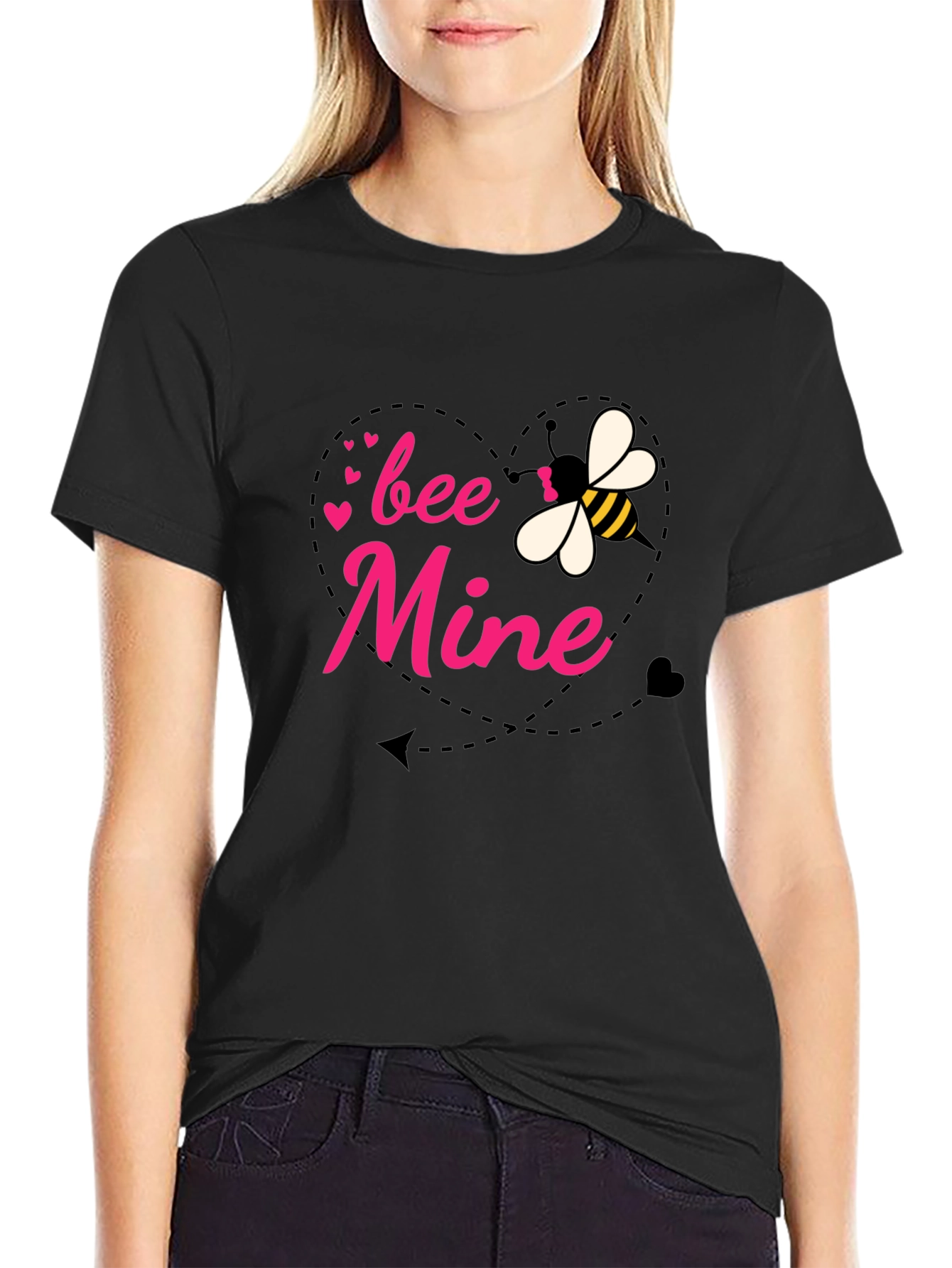 Bee Mine Valentines Day Graphic Tee