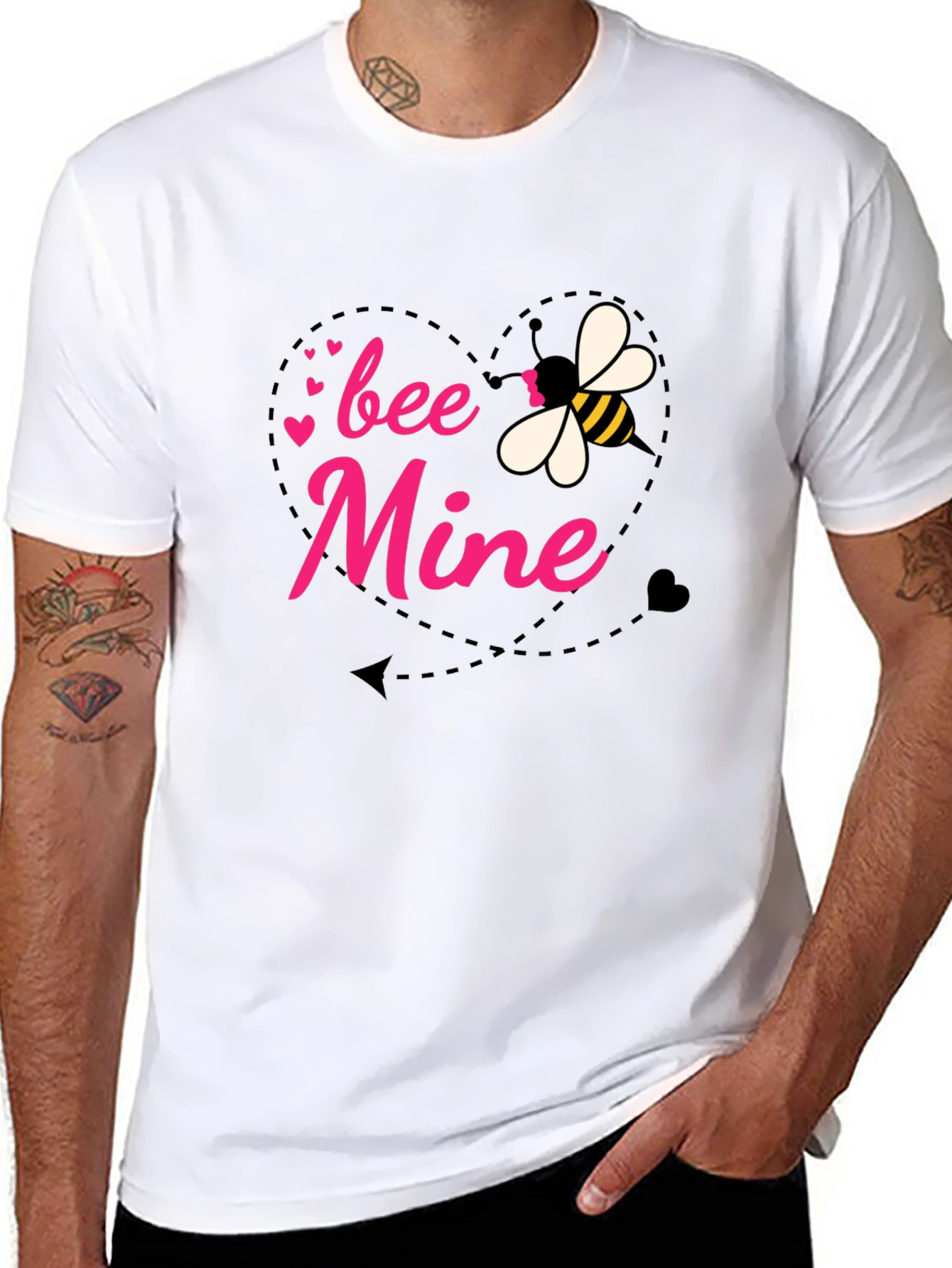 Bee Mine Valentines Day Graphic Tee
