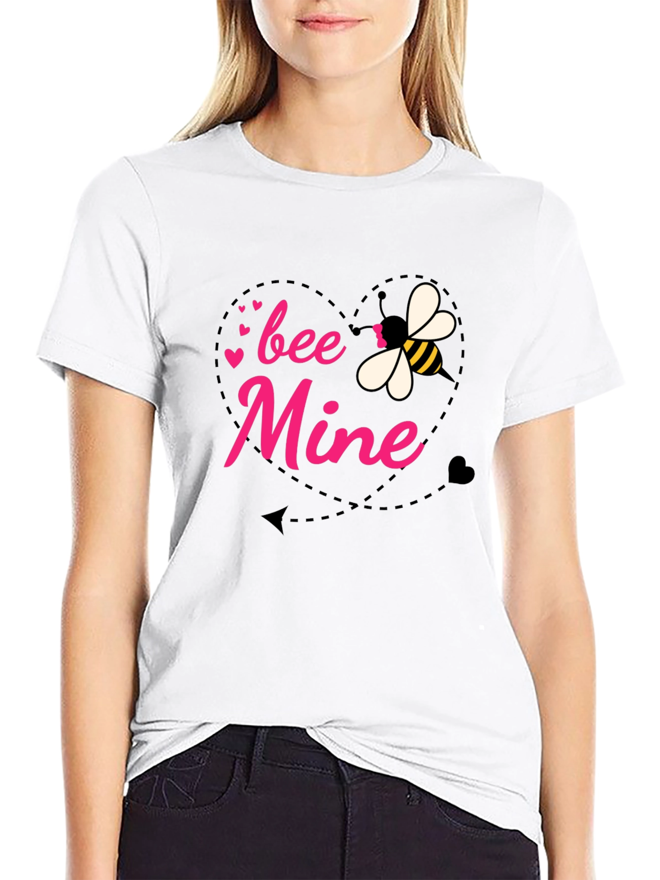 Bee Mine Valentines Day Graphic Tee