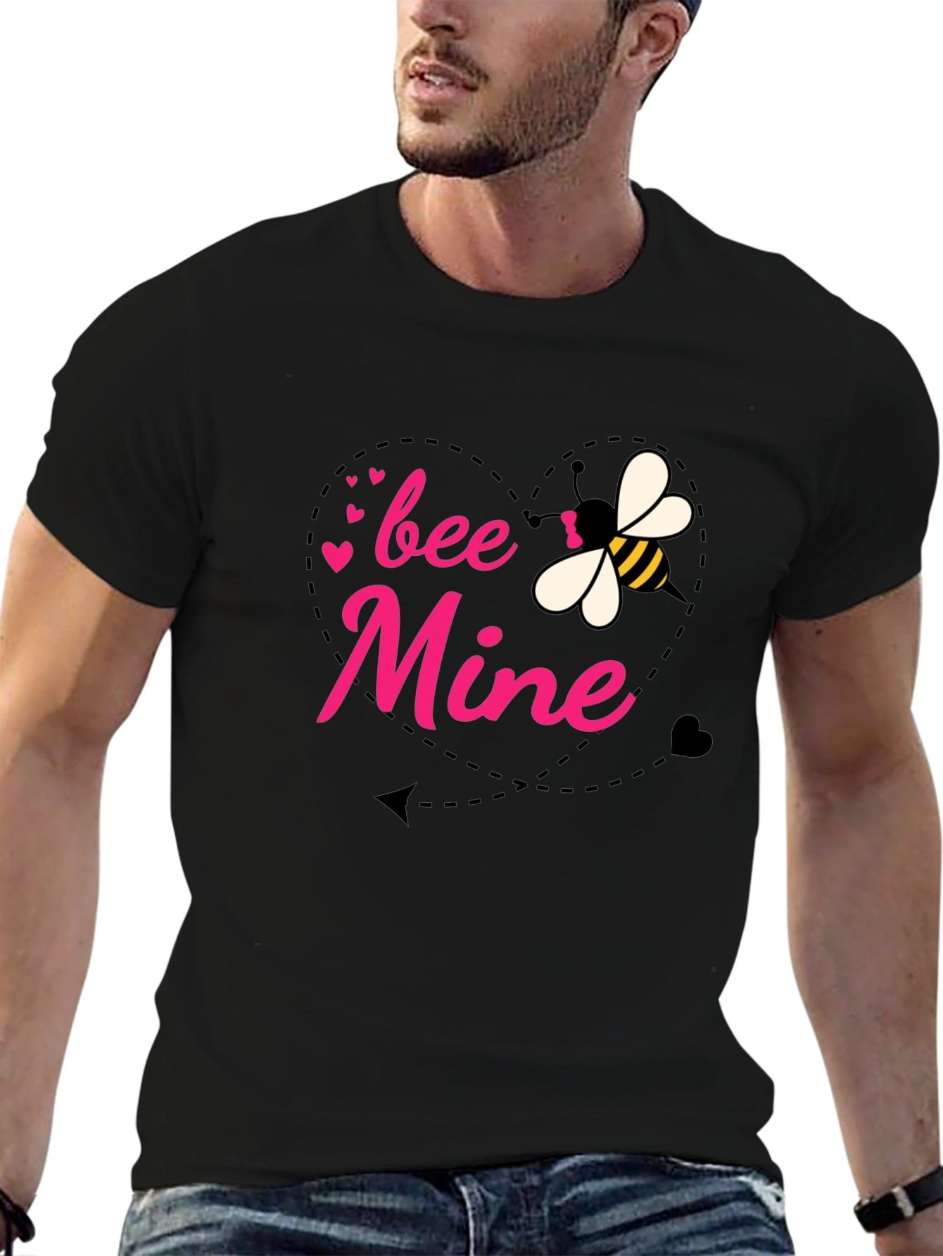 Bee Mine Valentines Day Graphic Tee