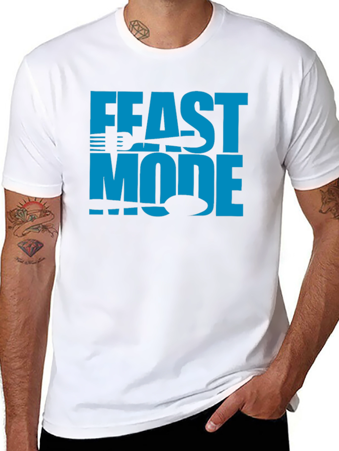Feast Mode Graphic Tee - Black