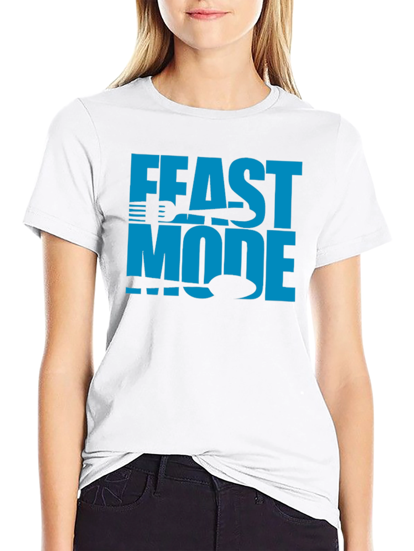 Feast Mode Graphic Tee - Black