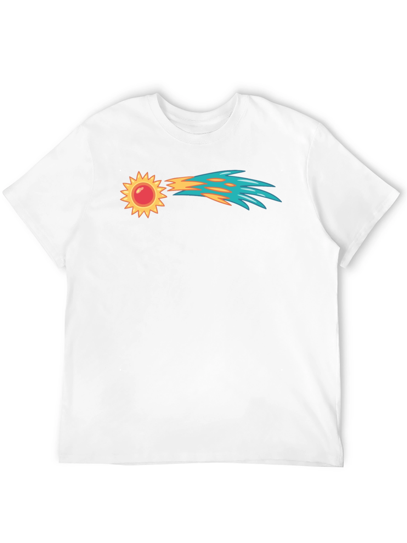 Sun Comet Graphic T-Shirt - Unique Design