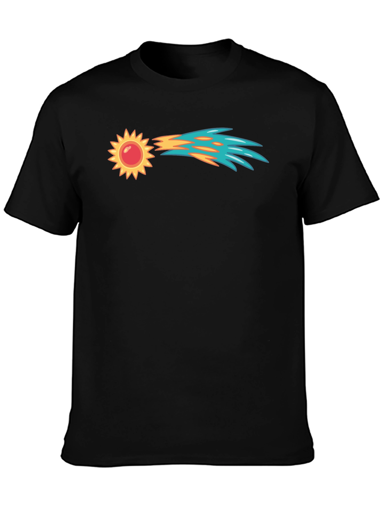 Sun Comet Graphic T-Shirt - Unique Design