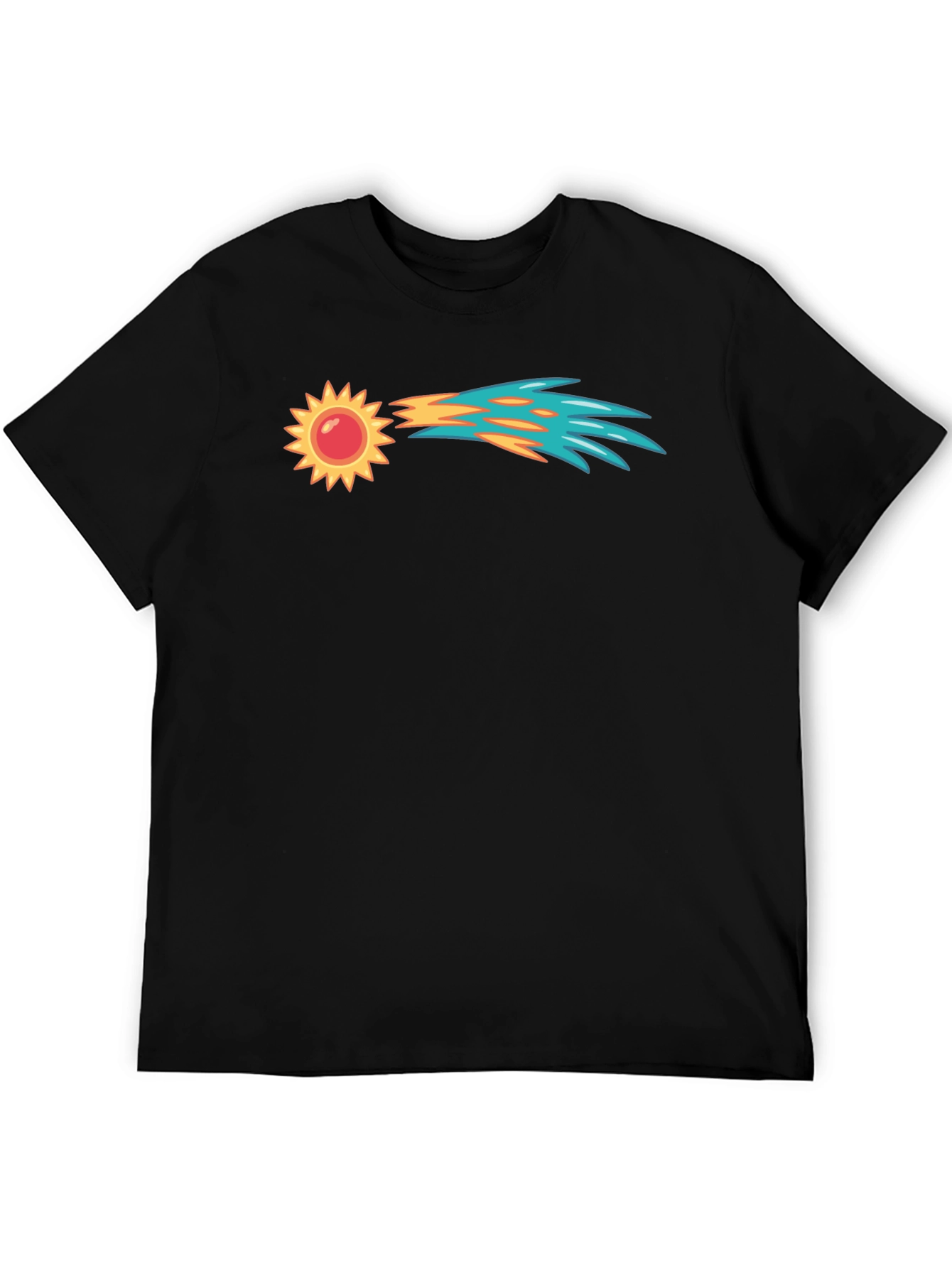 Sun Comet Graphic T-Shirt - Unique Design