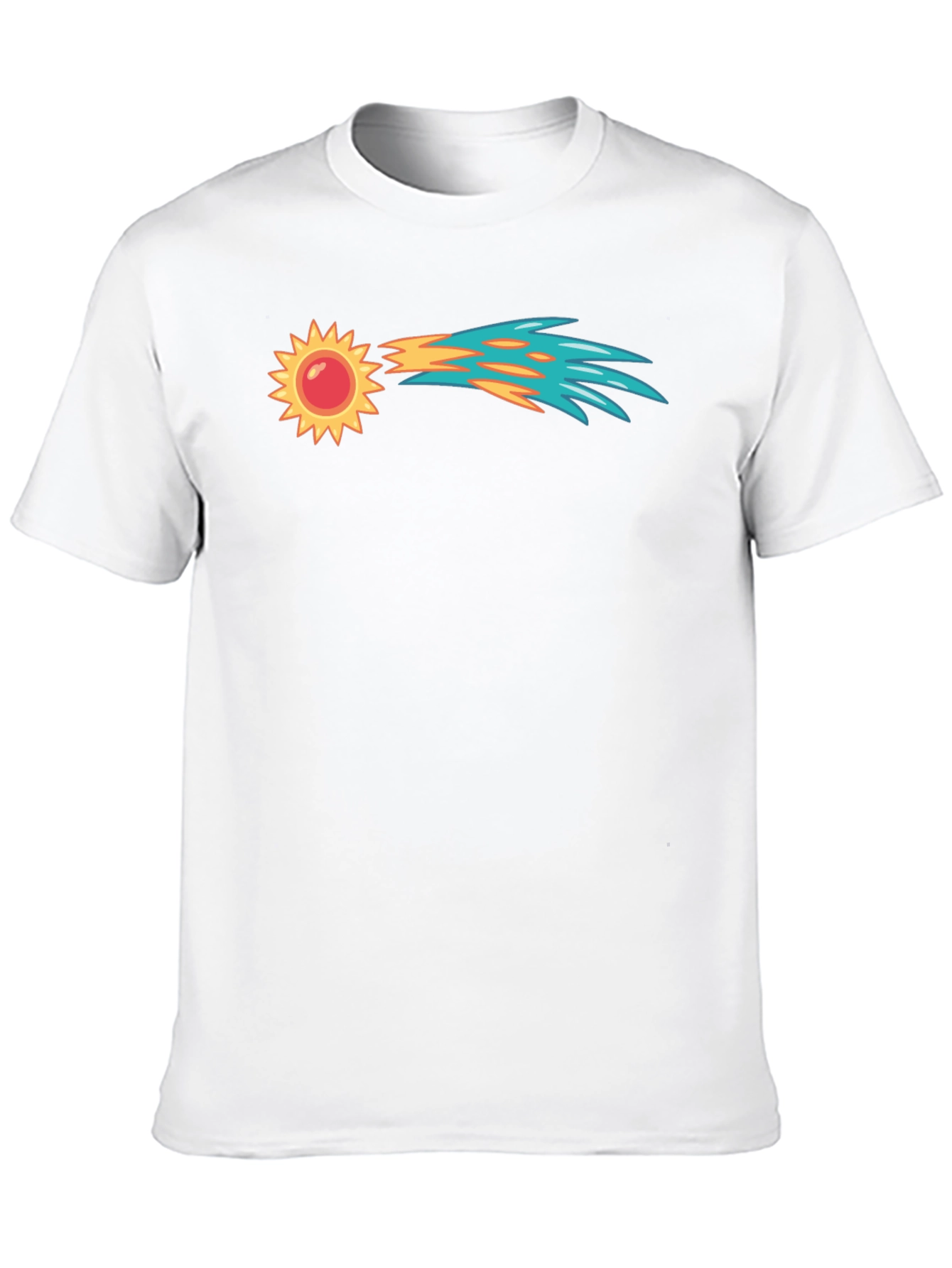 Sun Comet Graphic T-Shirt - Unique Design