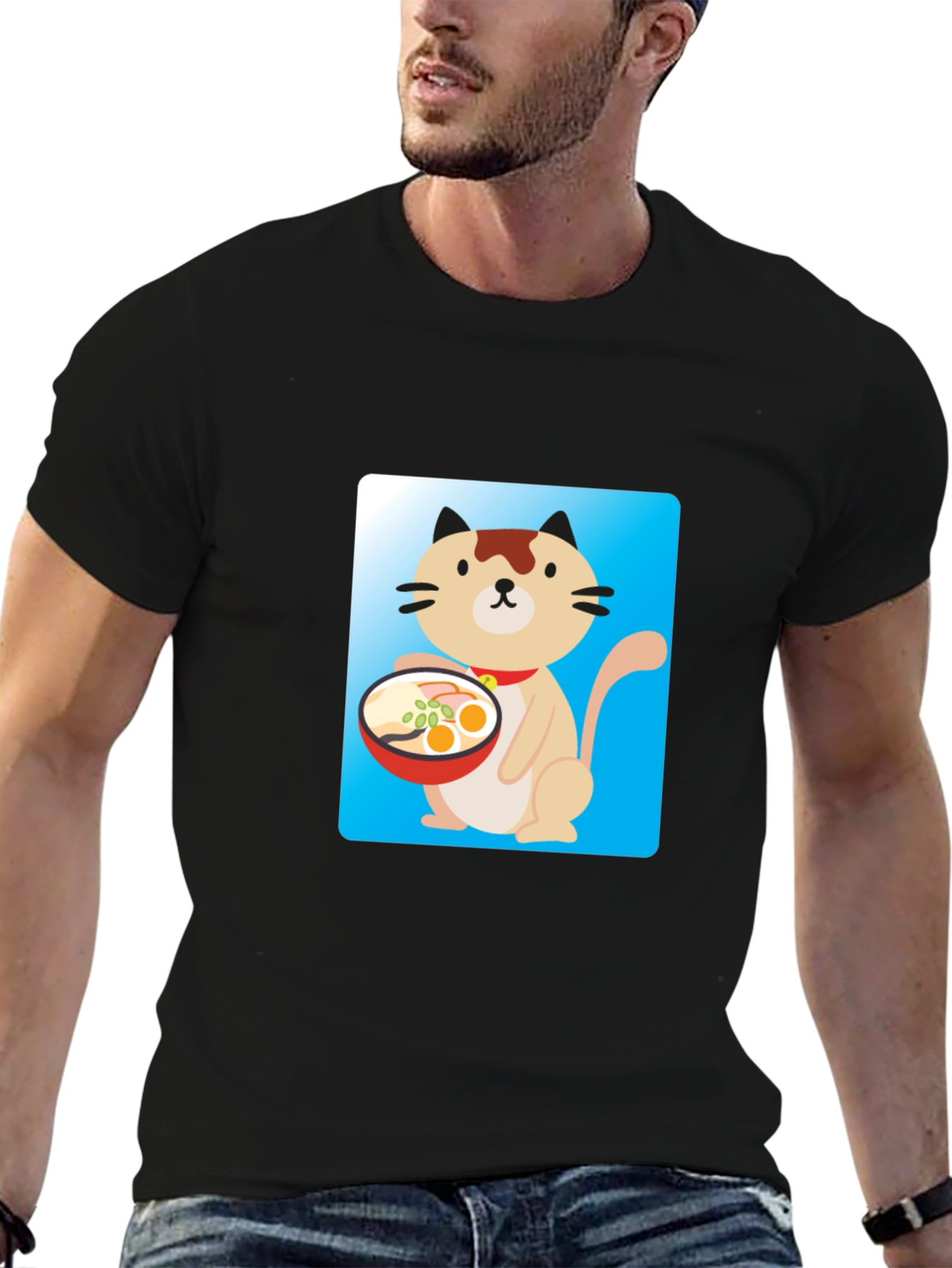 Cute Cat Ramen T-Shirt