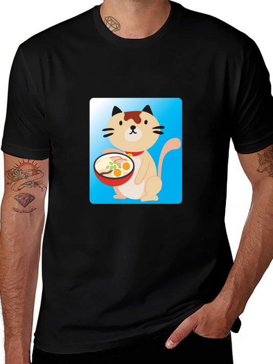 Cute Cat Ramen T-Shirt