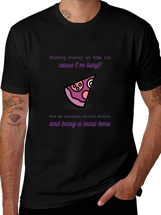 Lazy Hero Pizza T-Shirt