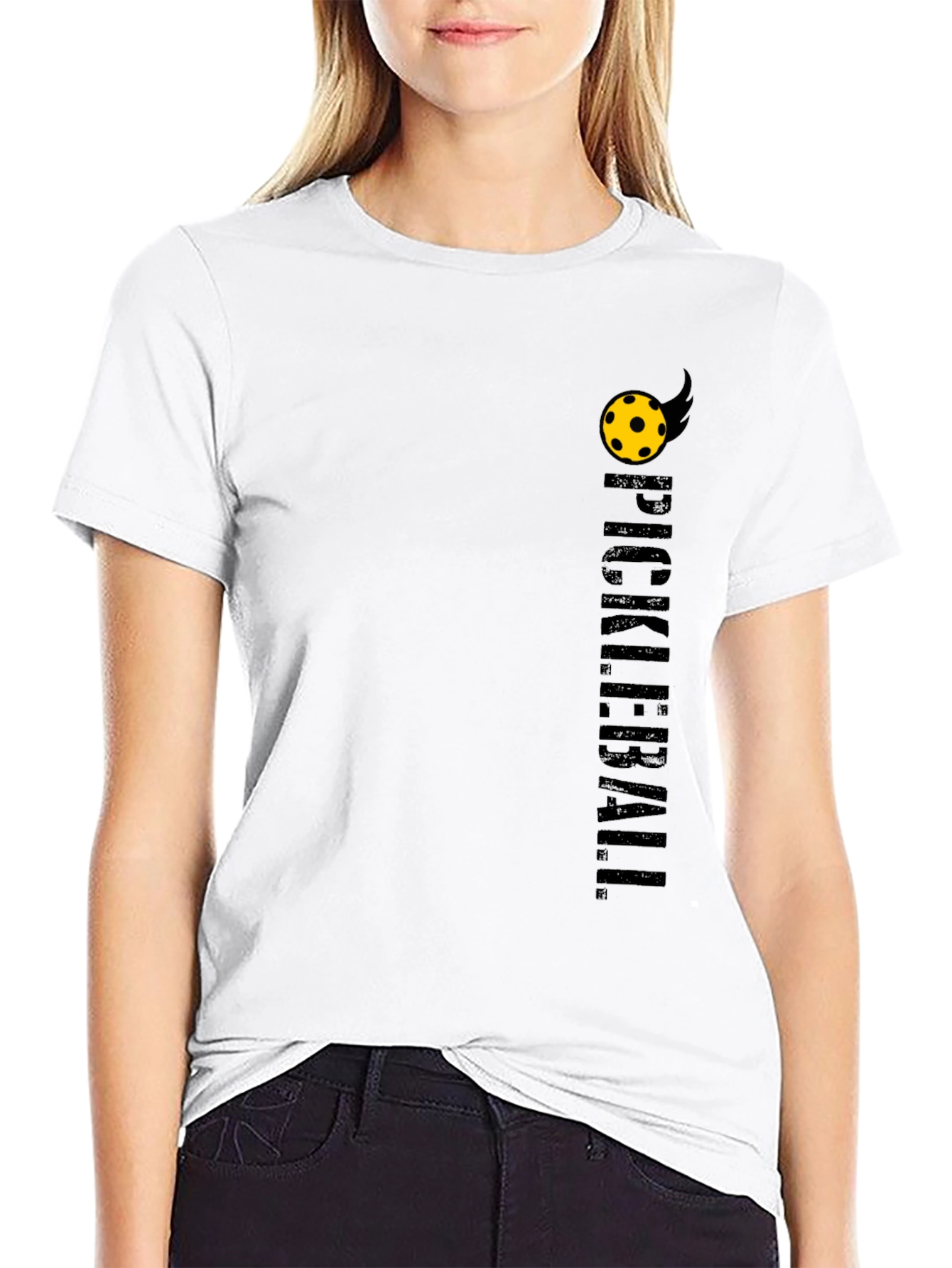 Pickleball T-Shirt - Black Tee