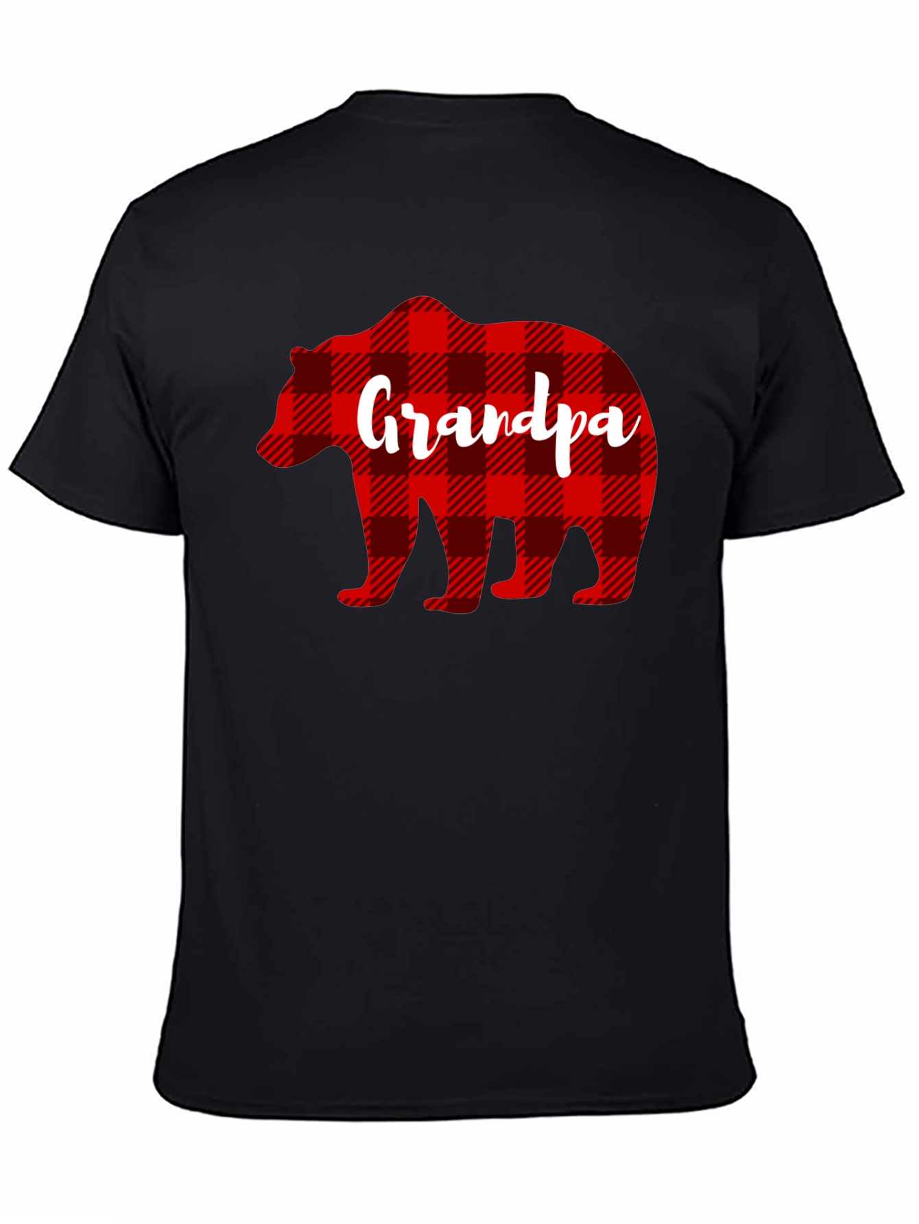 Grandpa Bear Plaid Shirt - Fathers Day Gift