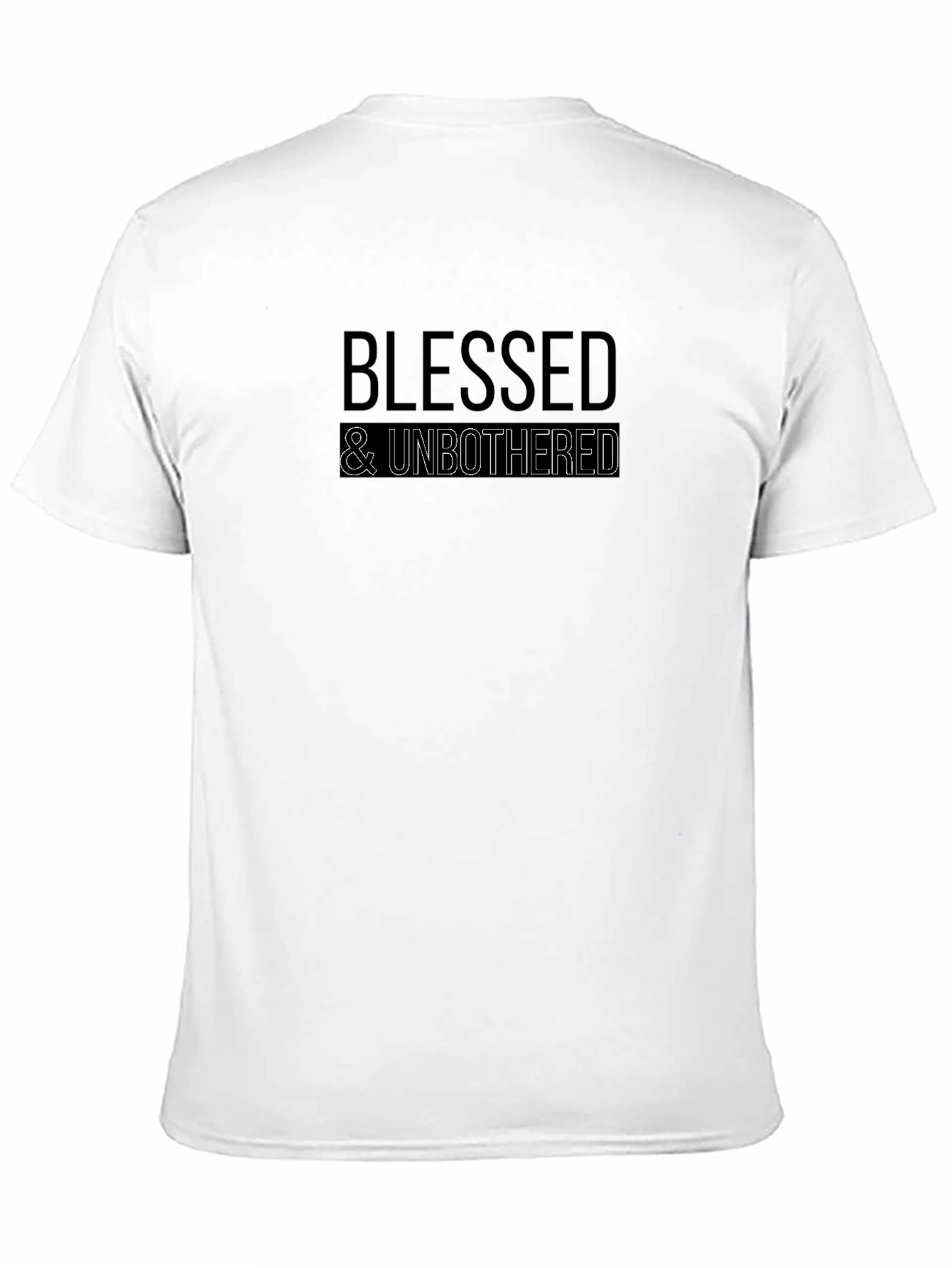 Blessed & Unbothered Black Graphic Tee