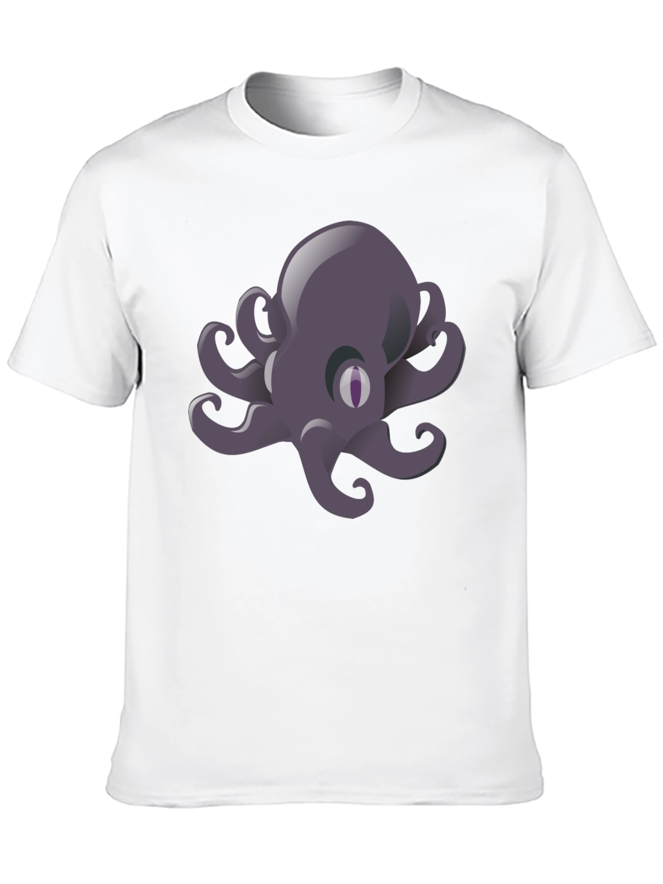 Octopus Graphic Print Tee - Mens Black T-Shirt