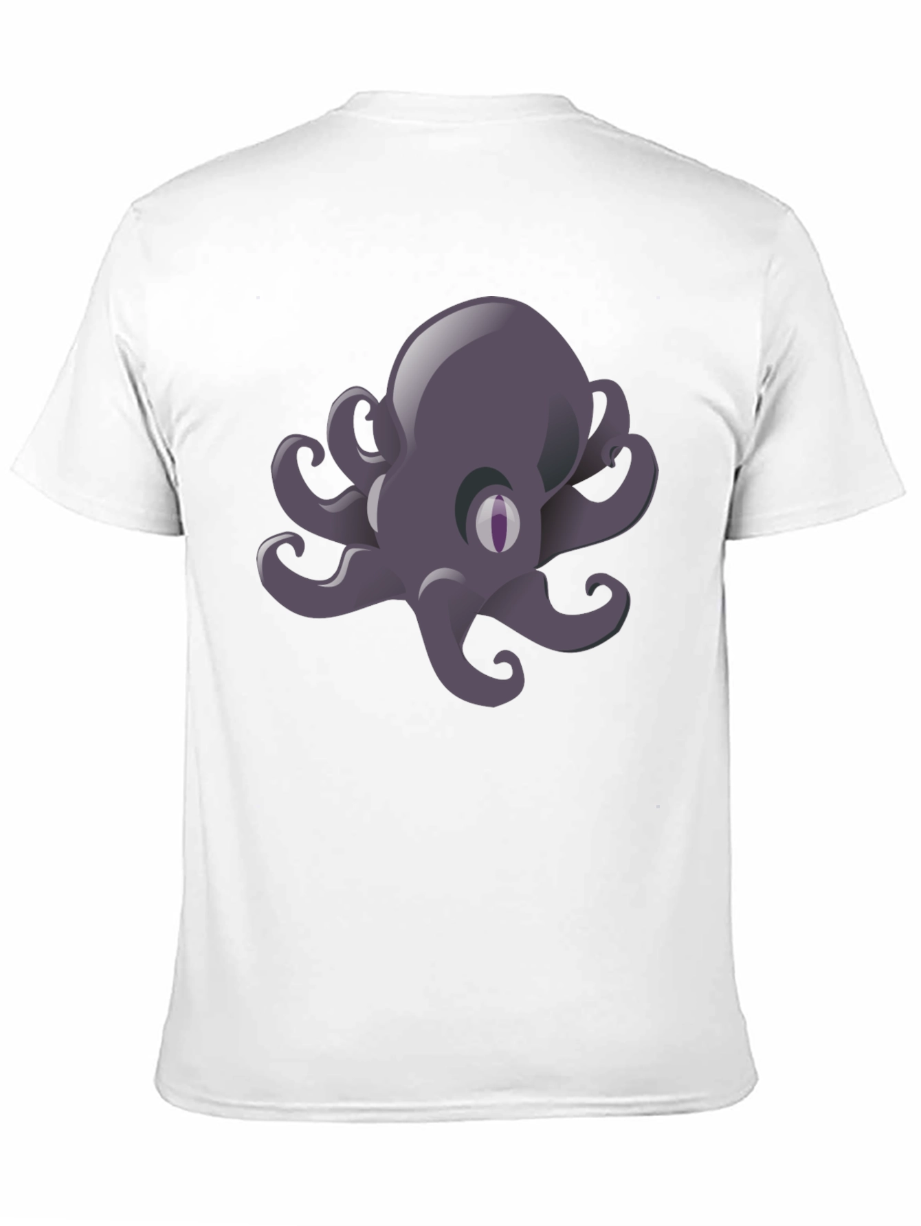 Octopus Graphic Print Tee - Mens Black T-Shirt