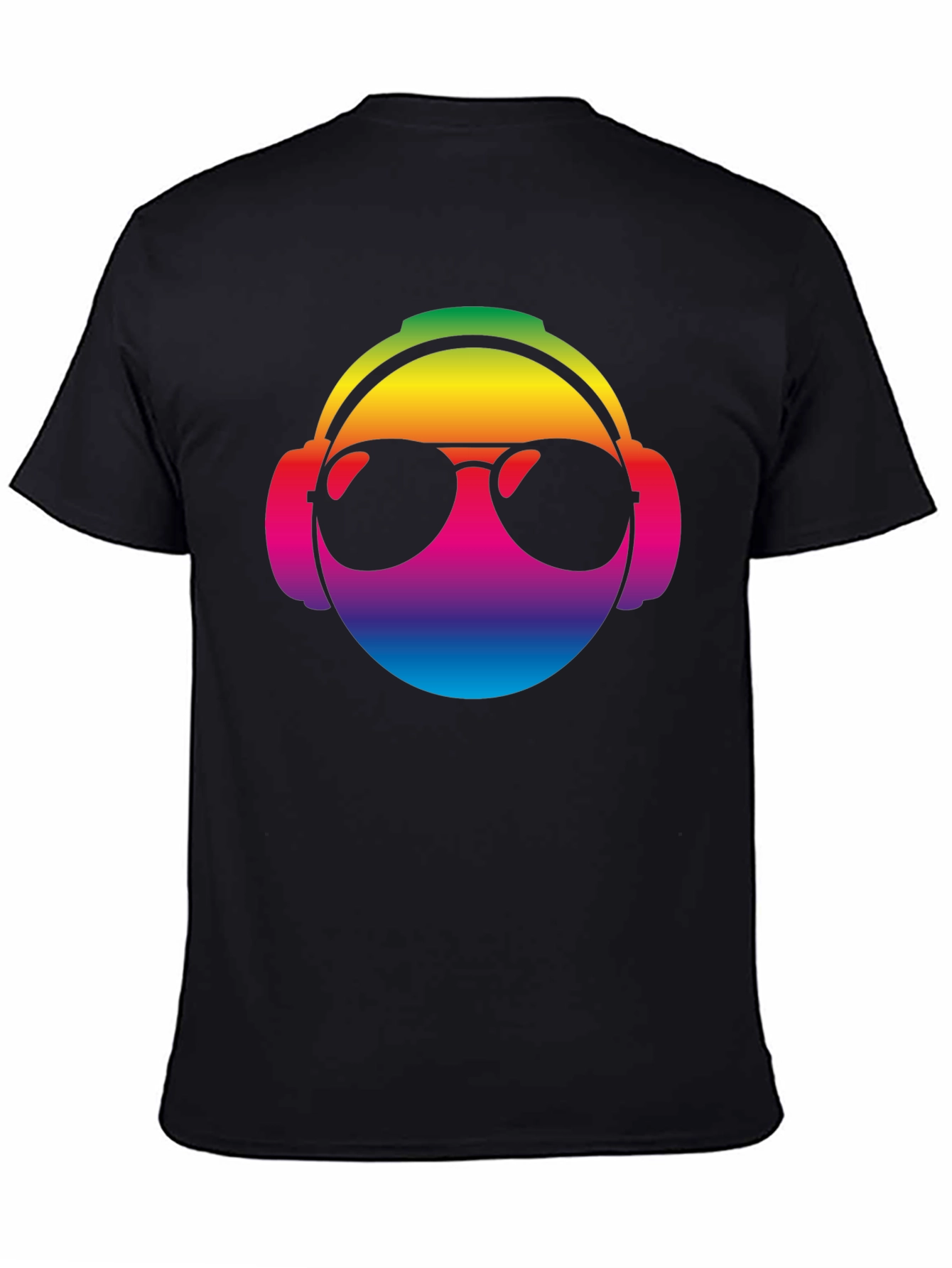 Cool Rainbow DJ Graphic T-Shirt
