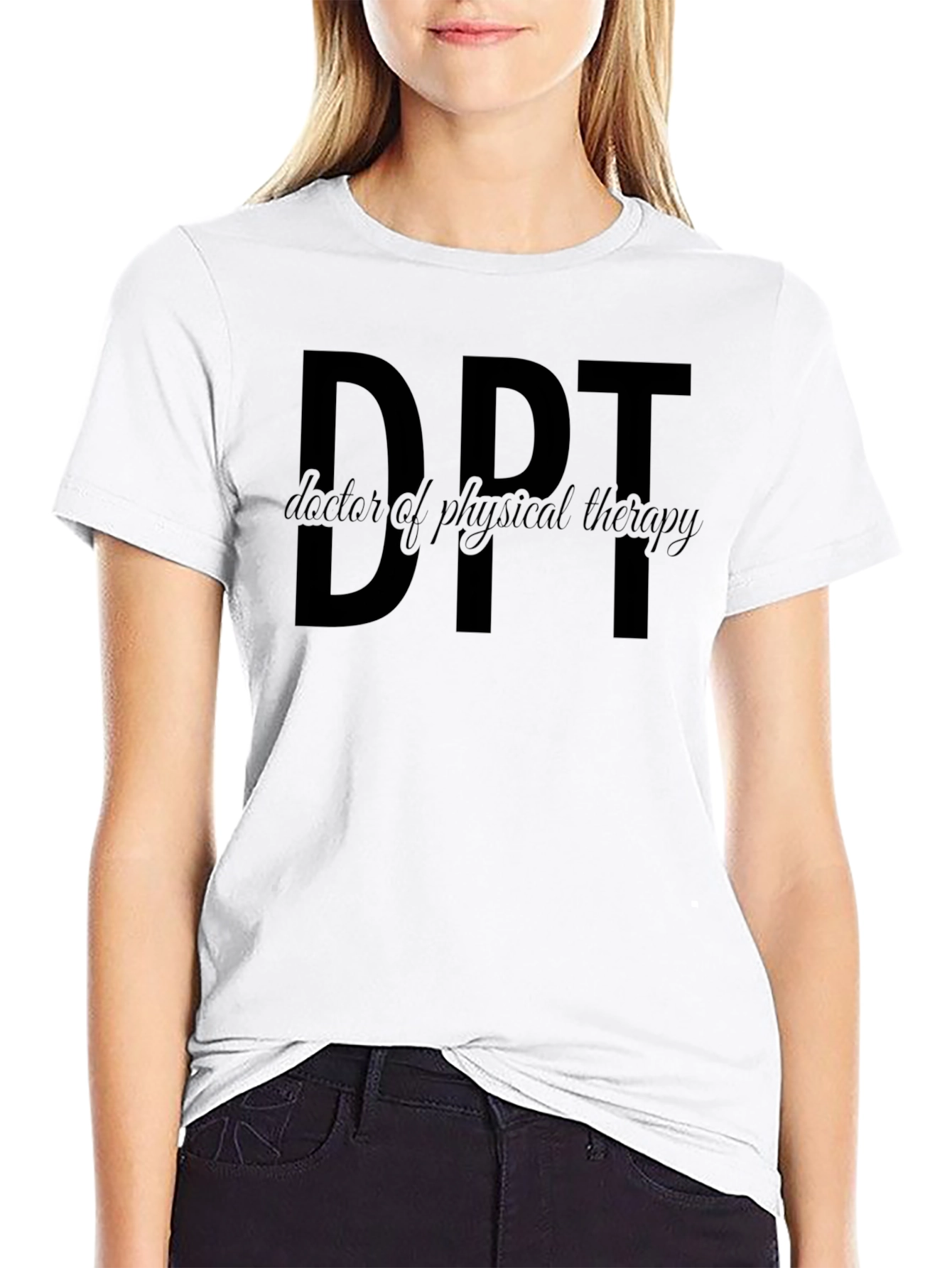 DPT Doctor of Physical Therapy Black T-Shirt