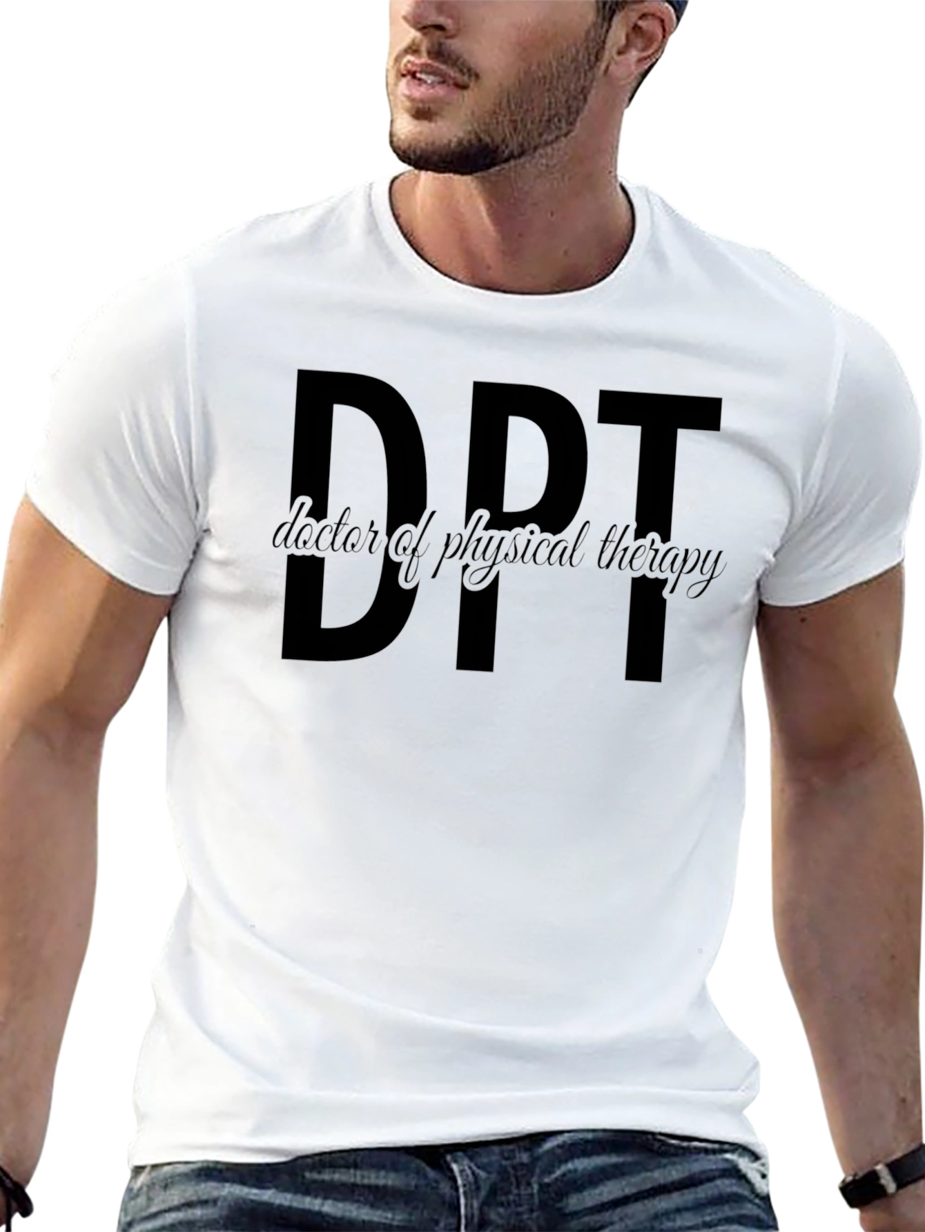 DPT Doctor of Physical Therapy Black T-Shirt