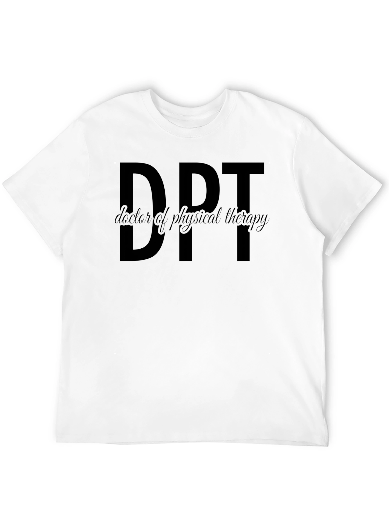 DPT Doctor of Physical Therapy Black T-Shirt