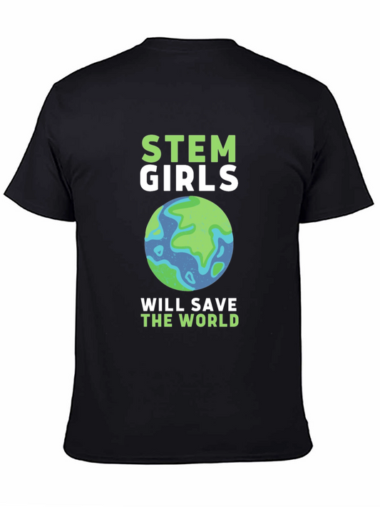 STEM Girls Save the World T-Shirt