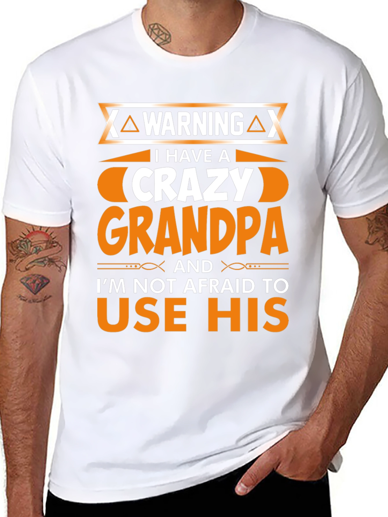 Crazy Grandpa T-Shirt: Funny Novelty Gift