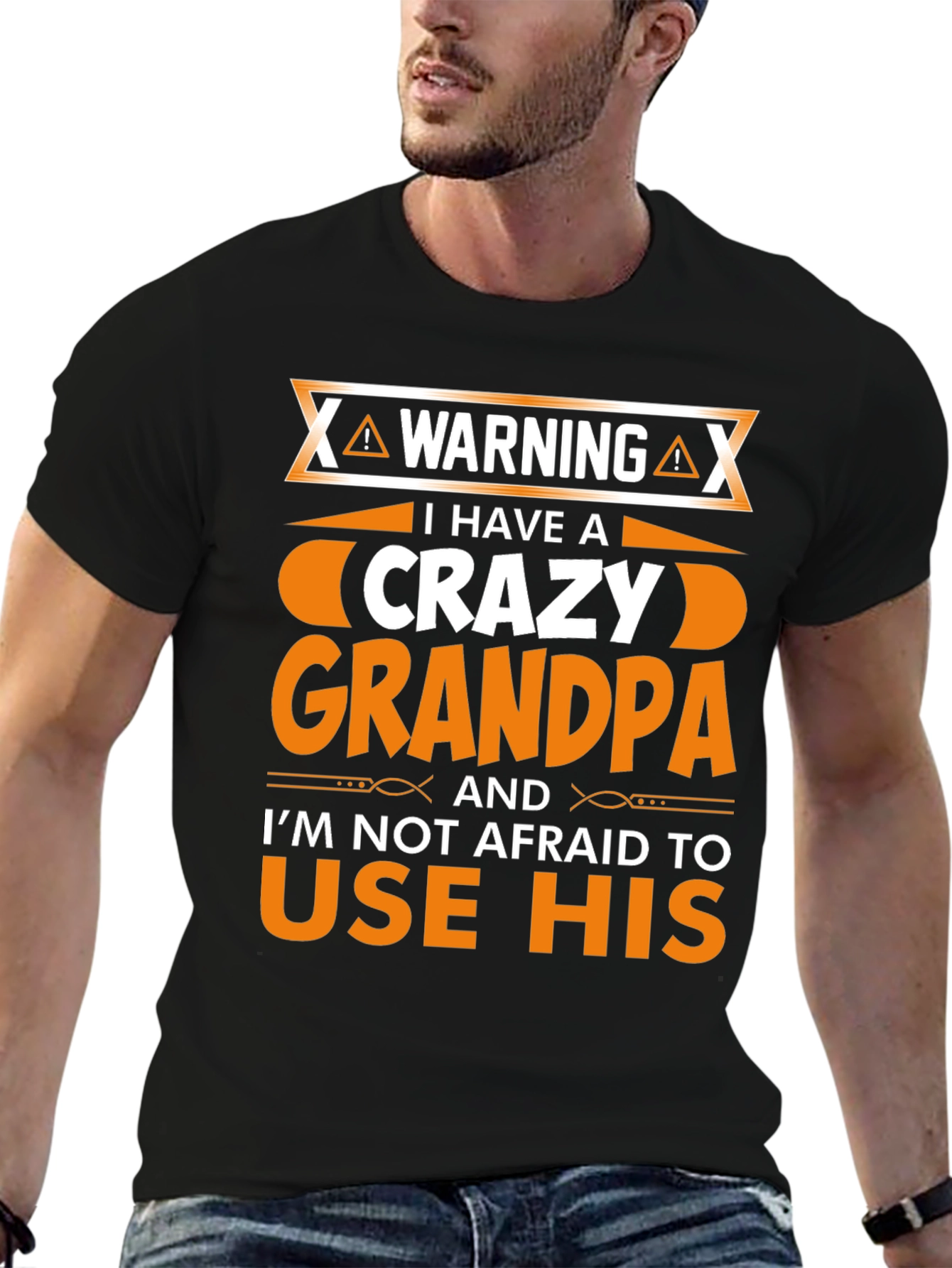 Crazy Grandpa T-Shirt: Funny Novelty Gift