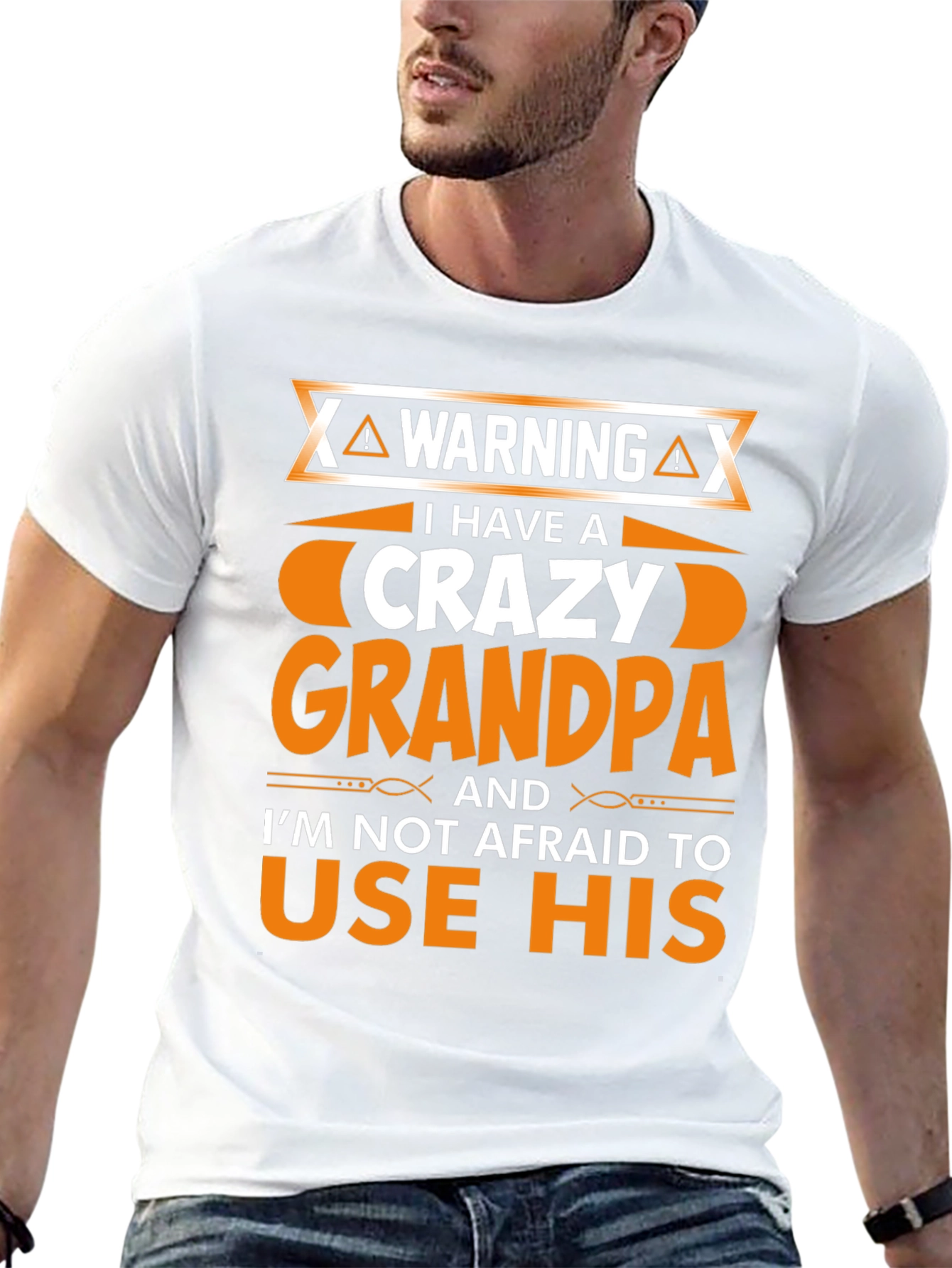 Crazy Grandpa T-Shirt: Funny Novelty Gift