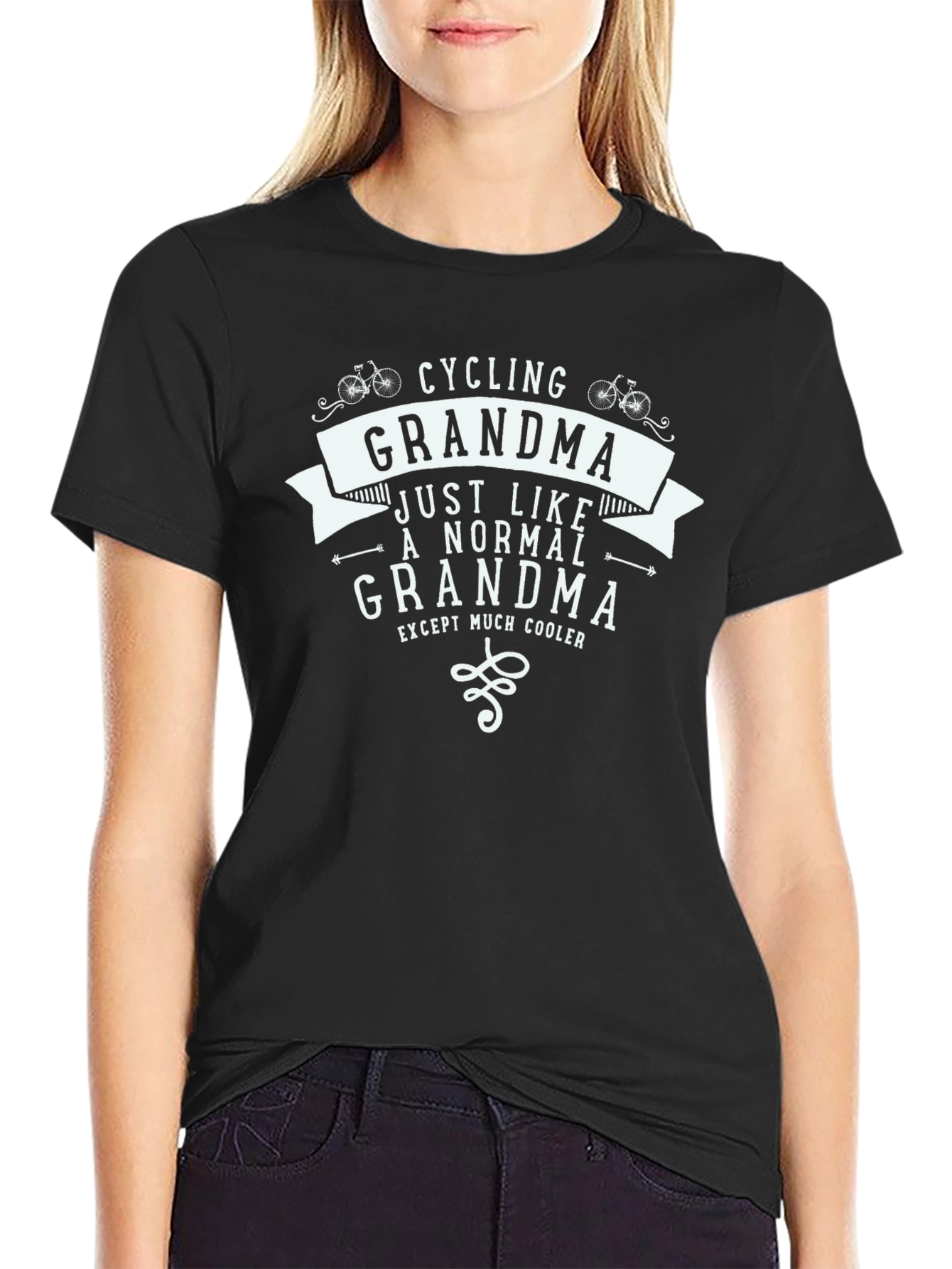 Cycling Grandma T-Shirt - Cool & Fun!